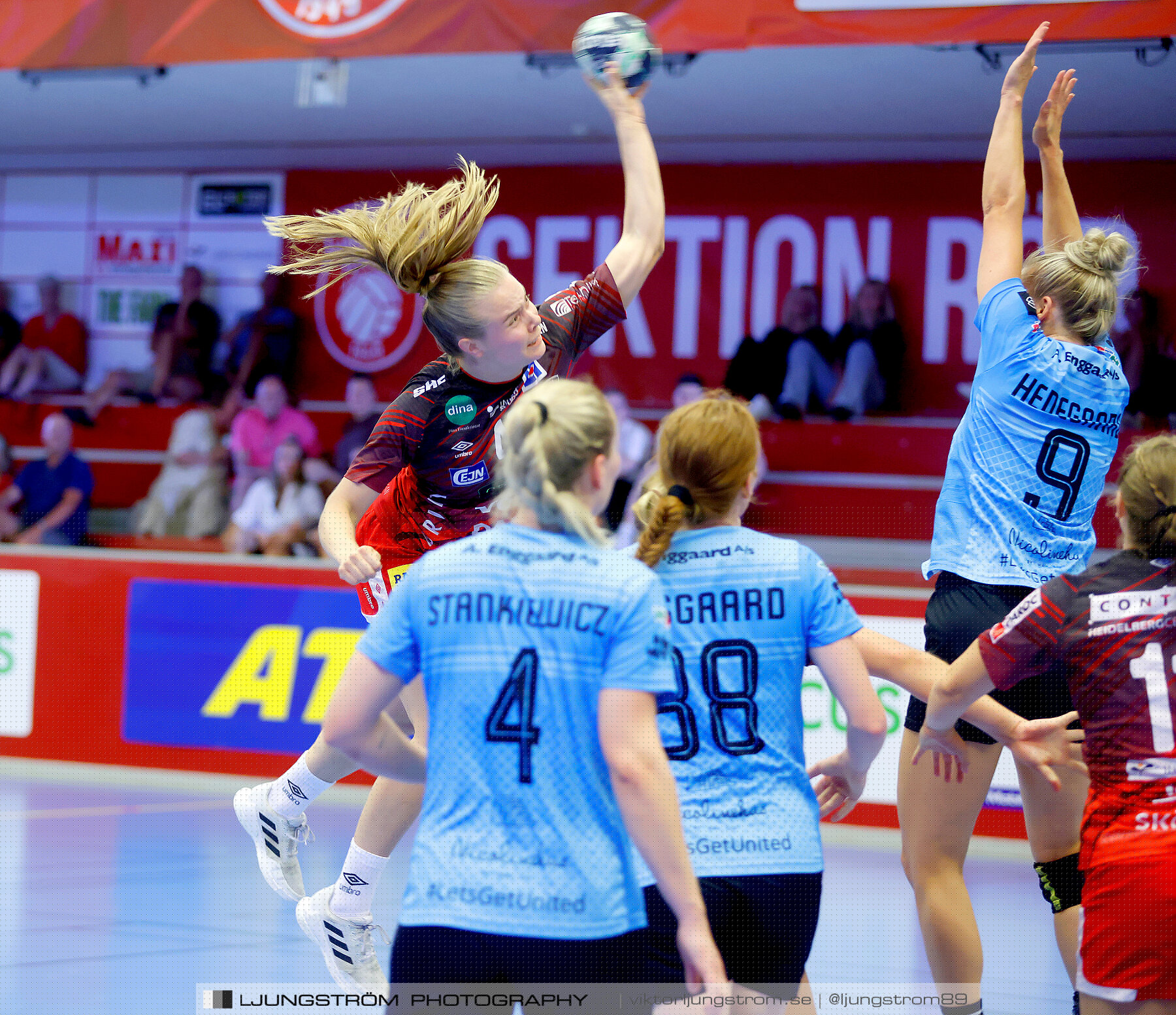 Annliz Cup Superelit Skövde HF-Aarhus United 23-31,dam,Skövde Idrottshall,Skövde,Sverige,Handboll,,2022,293956