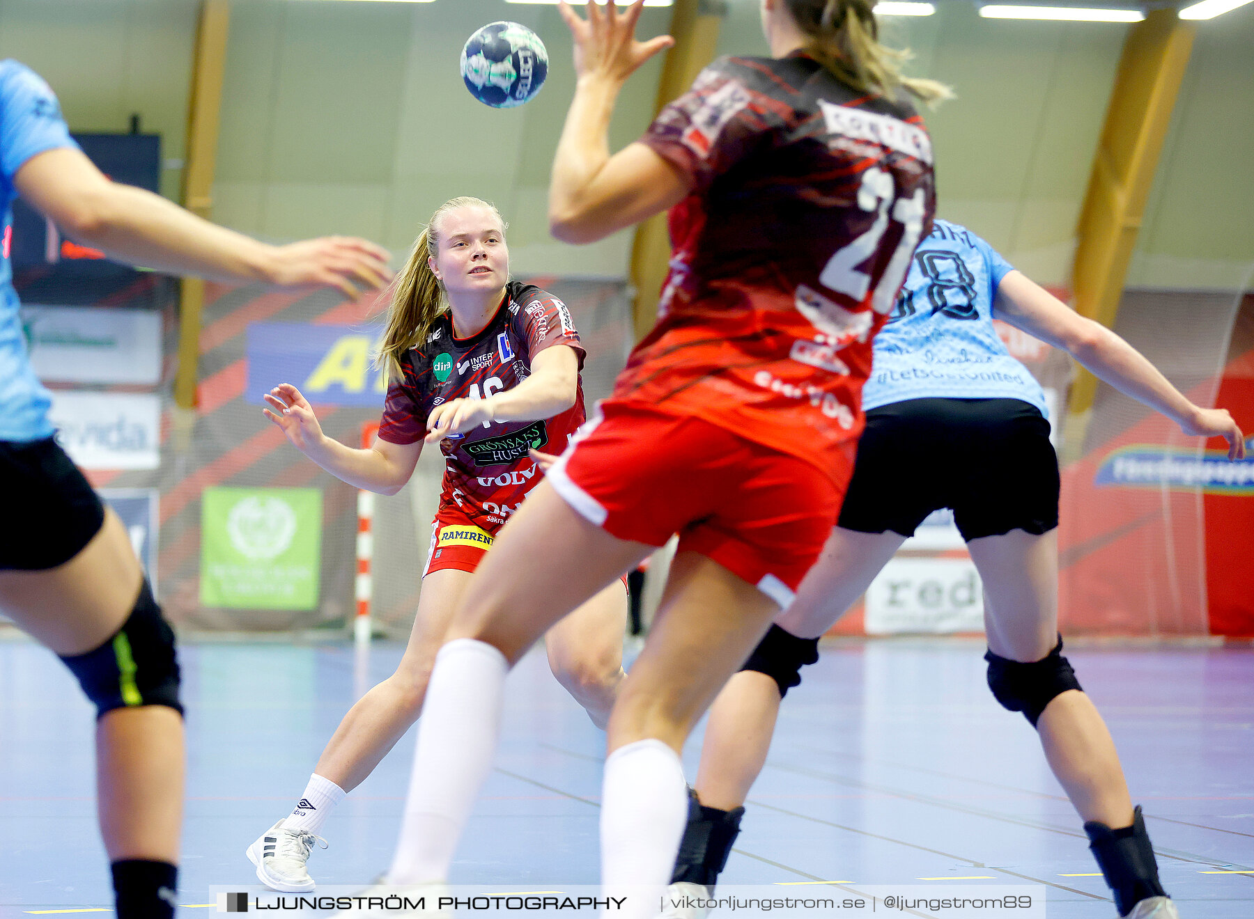 Annliz Cup Superelit Skövde HF-Aarhus United 23-31,dam,Skövde Idrottshall,Skövde,Sverige,Handboll,,2022,293964