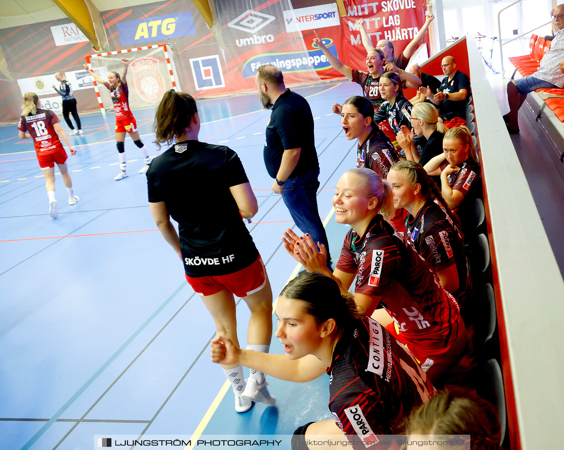 Annliz Cup Superelit Skövde HF-Aarhus United 23-31,dam,Skövde Idrottshall,Skövde,Sverige,Handboll,,2022,294014