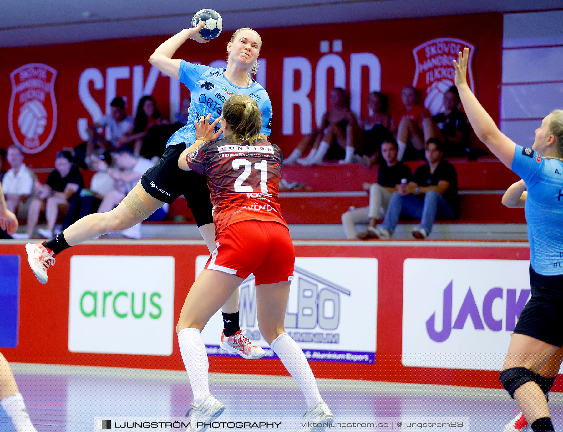 Annliz Cup Superelit Skövde HF-Aarhus United 23-31,dam,Skövde Idrottshall,Skövde,Sverige,Handboll,,2022,294027