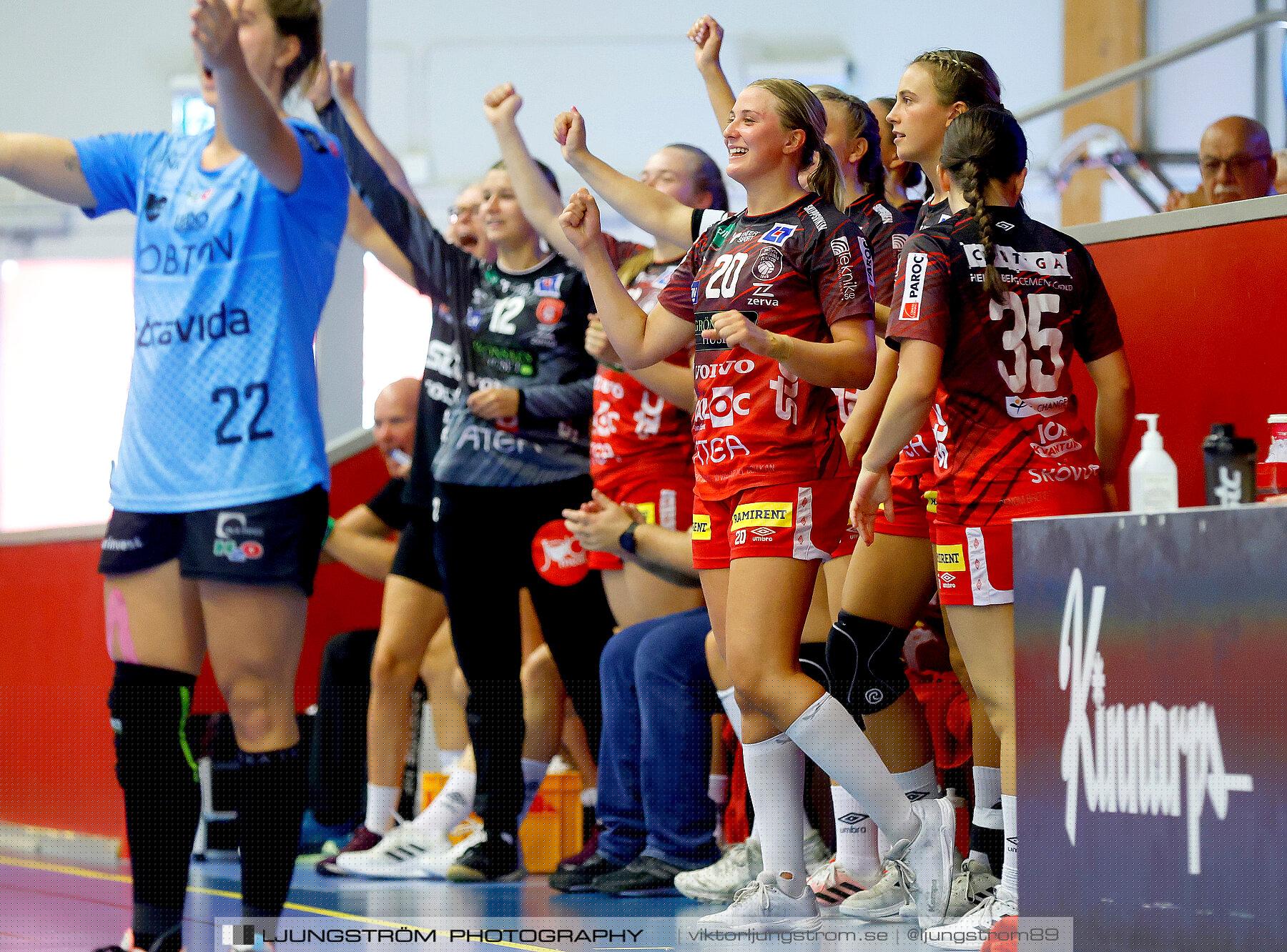 Annliz Cup Superelit Skövde HF-Aarhus United 23-31,dam,Skövde Idrottshall,Skövde,Sverige,Handboll,,2022,294046
