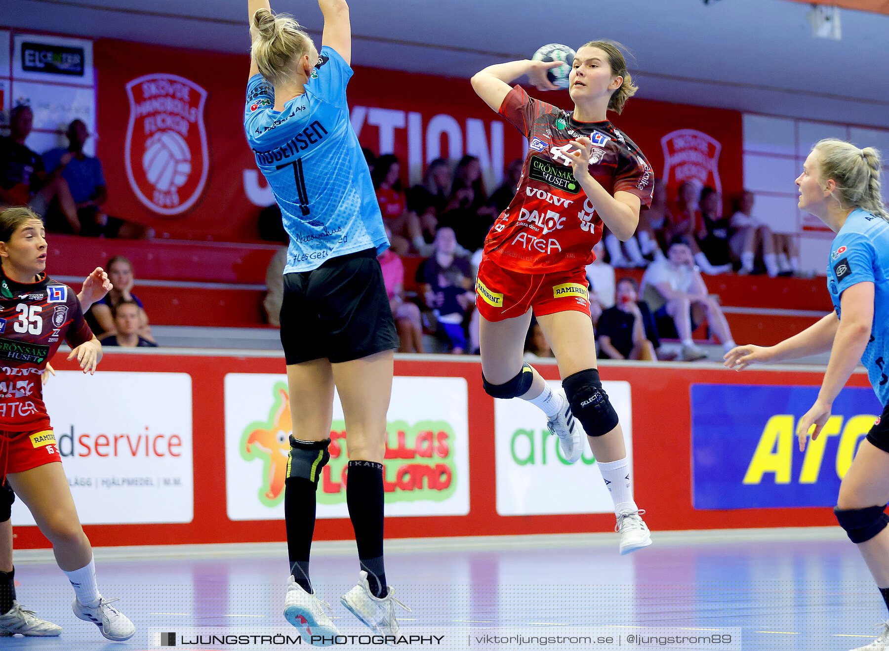 Annliz Cup Superelit Skövde HF-Aarhus United 23-31,dam,Skövde Idrottshall,Skövde,Sverige,Handboll,,2022,294051