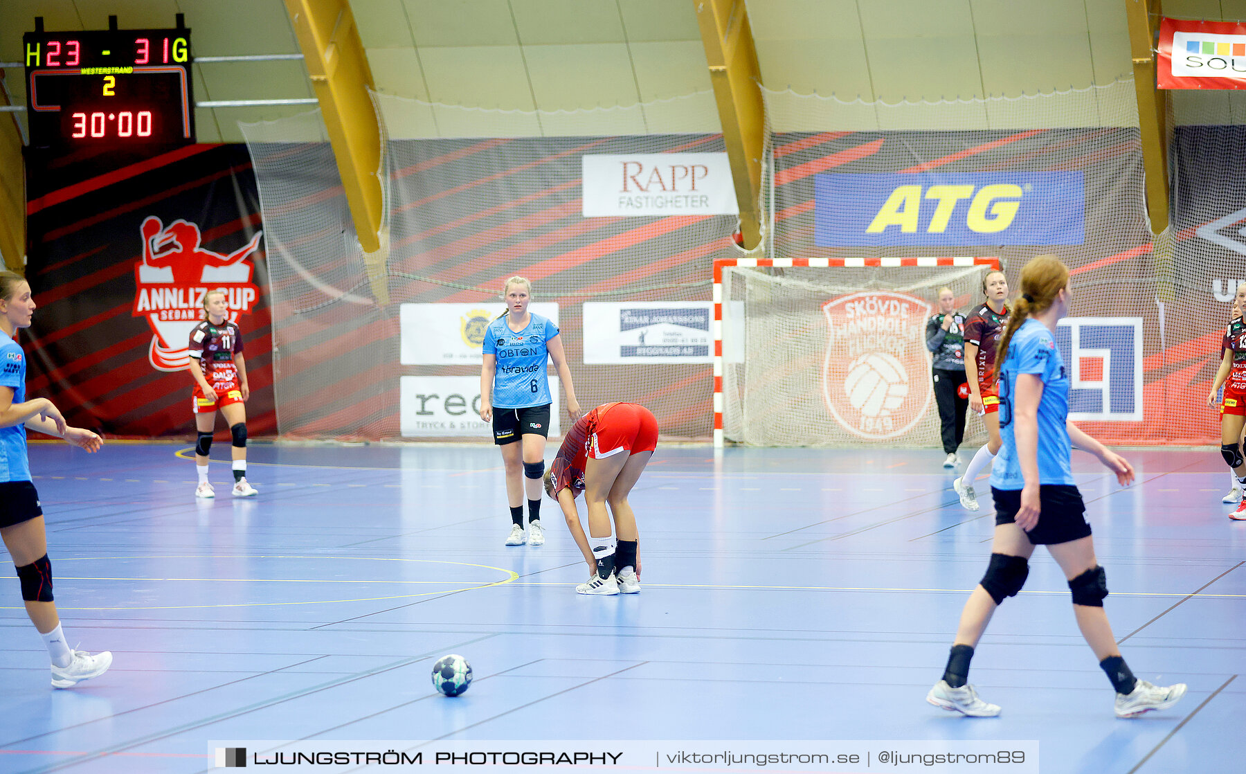 Annliz Cup Superelit Skövde HF-Aarhus United 23-31,dam,Skövde Idrottshall,Skövde,Sverige,Handboll,,2022,294075