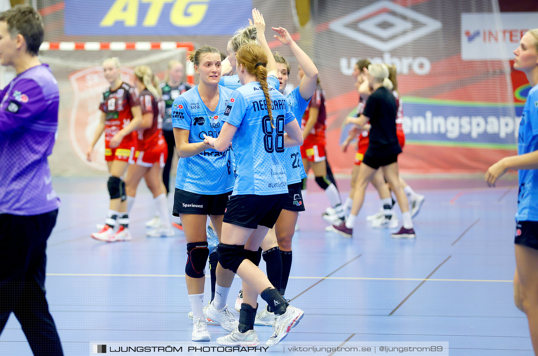 Annliz Cup Superelit Skövde HF-Aarhus United 23-31,dam,Skövde Idrottshall,Skövde,Sverige,Handboll,,2022,294076
