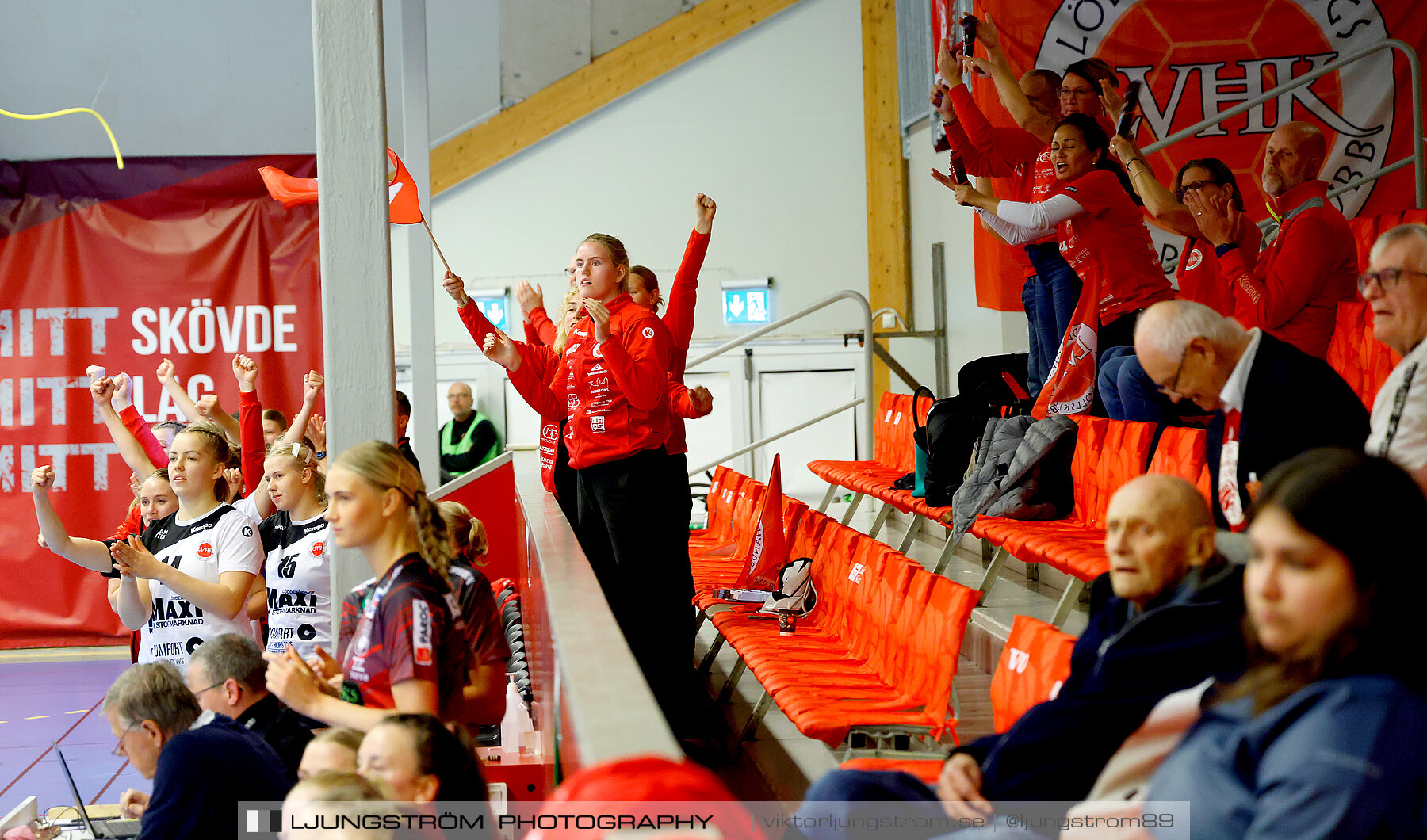 ATG Svenska Cupen Skövde HF-Lödde Vikings HK 1/8-final 1 44-24,dam,Skövde Idrottshall,Skövde,Sverige,Handboll,,2022,294083