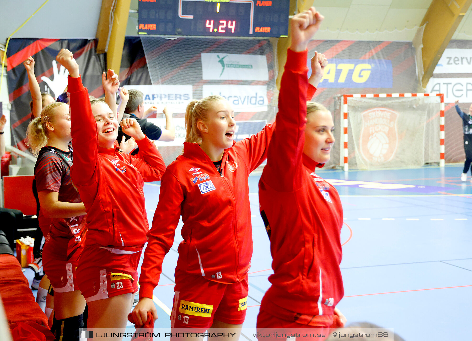 ATG Svenska Cupen Skövde HF-Lödde Vikings HK 1/8-final 1 44-24,dam,Skövde Idrottshall,Skövde,Sverige,Handboll,,2022,294103