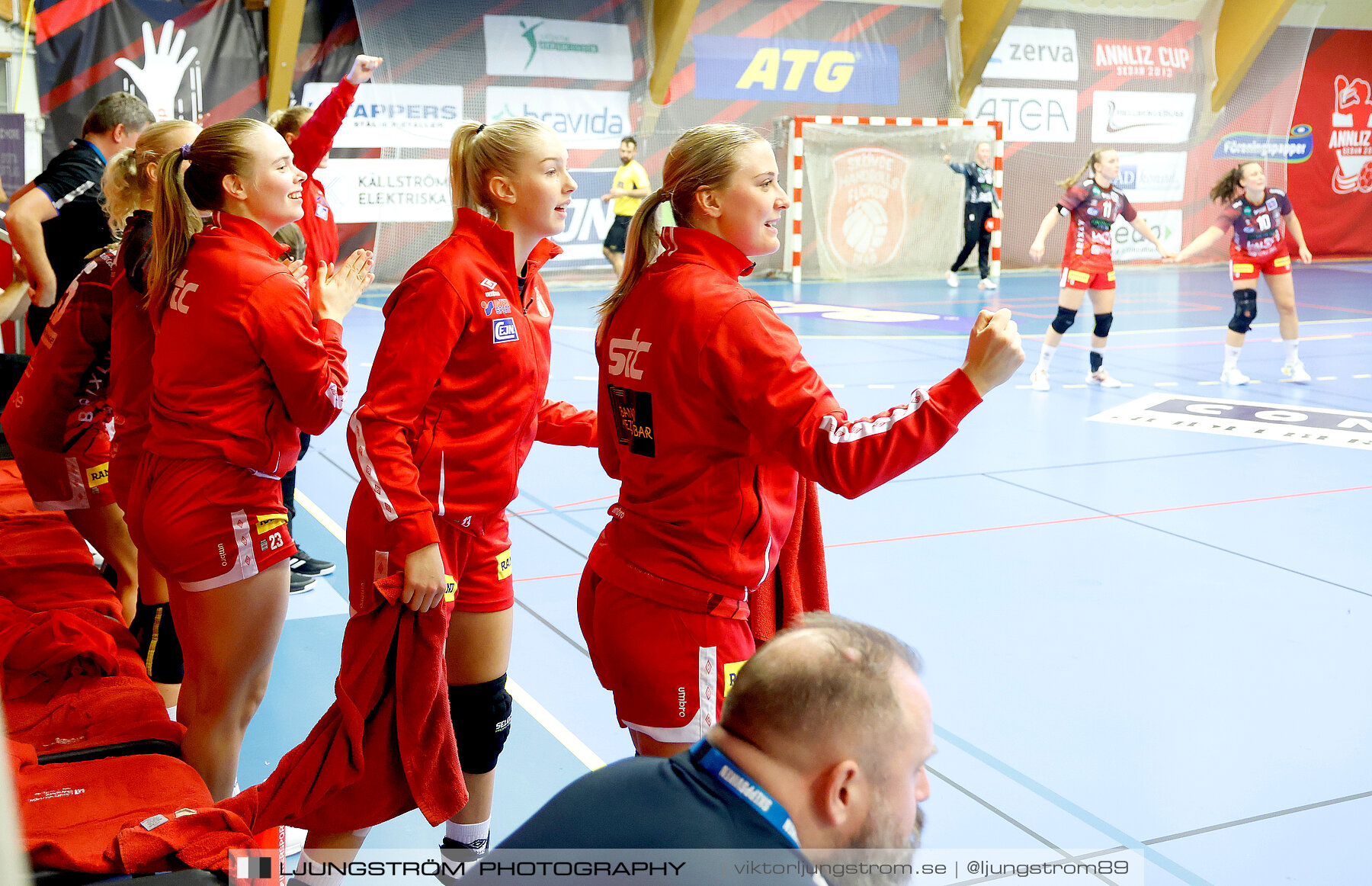 ATG Svenska Cupen Skövde HF-Lödde Vikings HK 1/8-final 1 44-24,dam,Skövde Idrottshall,Skövde,Sverige,Handboll,,2022,294105