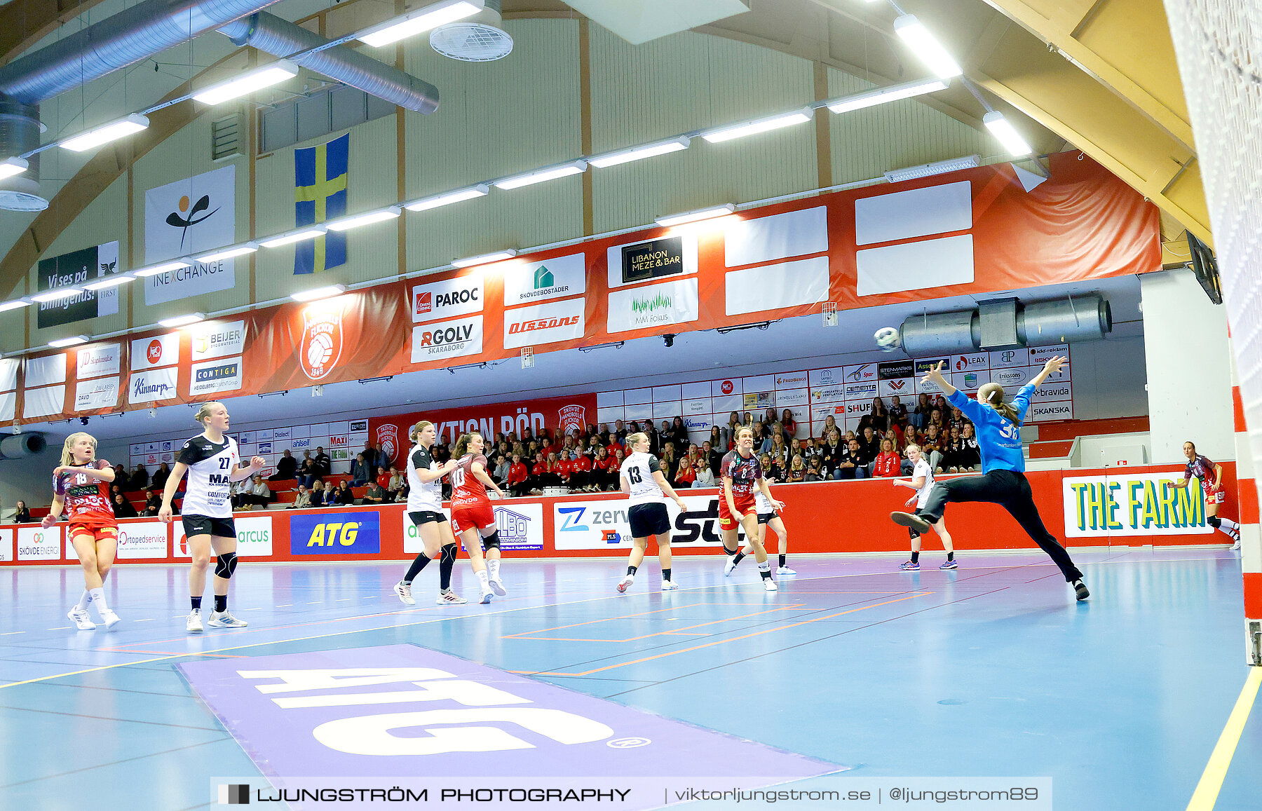 ATG Svenska Cupen Skövde HF-Lödde Vikings HK 1/8-final 1 44-24,dam,Skövde Idrottshall,Skövde,Sverige,Handboll,,2022,294135