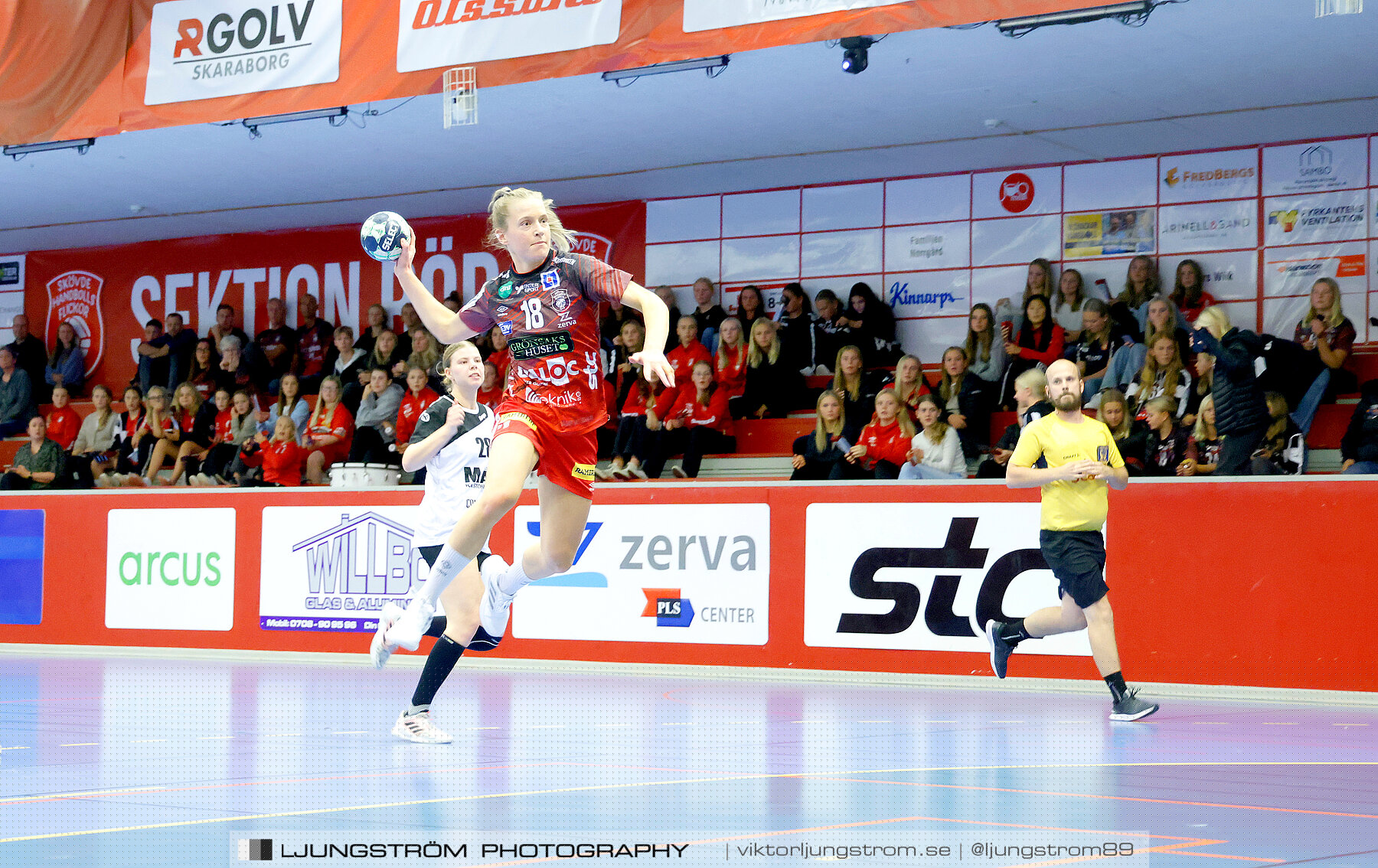 ATG Svenska Cupen Skövde HF-Lödde Vikings HK 1/8-final 1 44-24,dam,Skövde Idrottshall,Skövde,Sverige,Handboll,,2022,294136