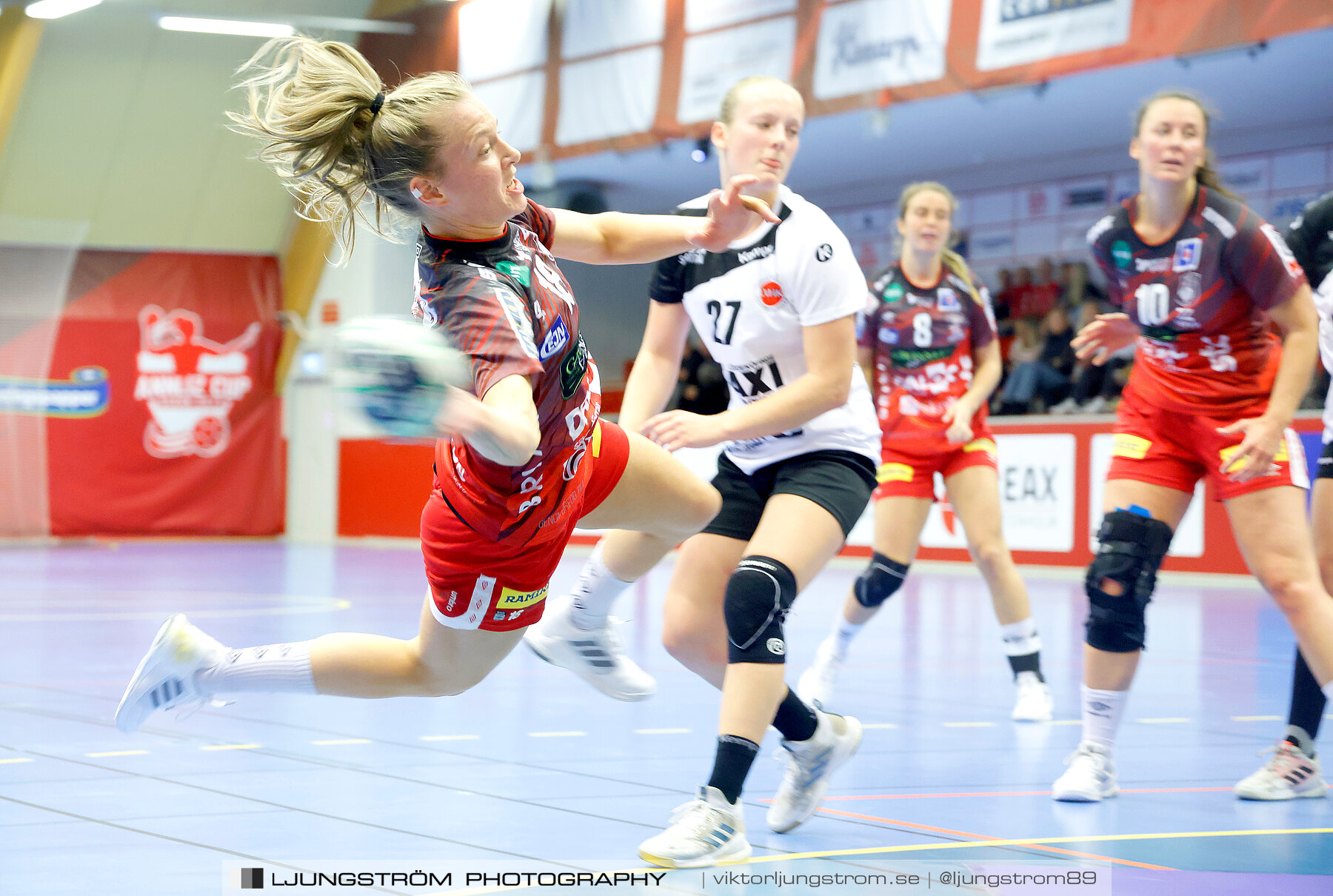 ATG Svenska Cupen Skövde HF-Lödde Vikings HK 1/8-final 1 44-24,dam,Skövde Idrottshall,Skövde,Sverige,Handboll,,2022,294139