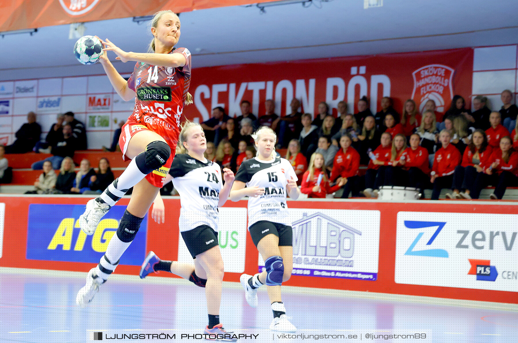 ATG Svenska Cupen Skövde HF-Lödde Vikings HK 1/8-final 1 44-24,dam,Skövde Idrottshall,Skövde,Sverige,Handboll,,2022,294140