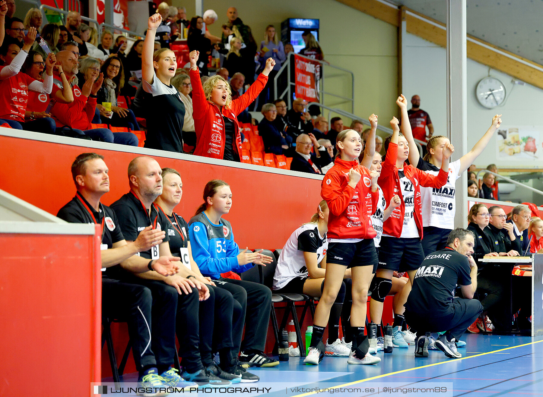 ATG Svenska Cupen Skövde HF-Lödde Vikings HK 1/8-final 1 44-24,dam,Skövde Idrottshall,Skövde,Sverige,Handboll,,2022,294142