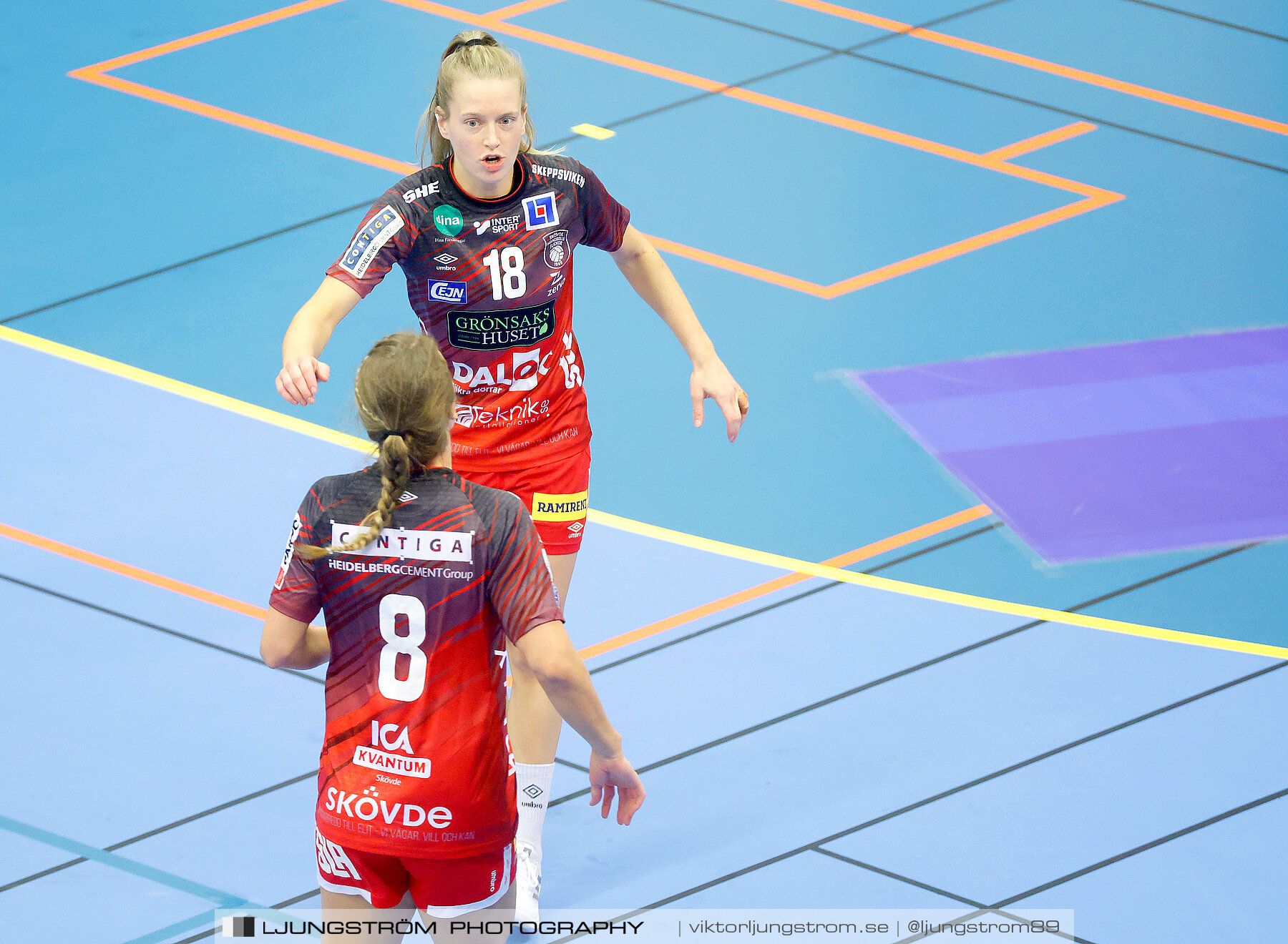 ATG Svenska Cupen Skövde HF-Lödde Vikings HK 1/8-final 1 44-24,dam,Skövde Idrottshall,Skövde,Sverige,Handboll,,2022,294175