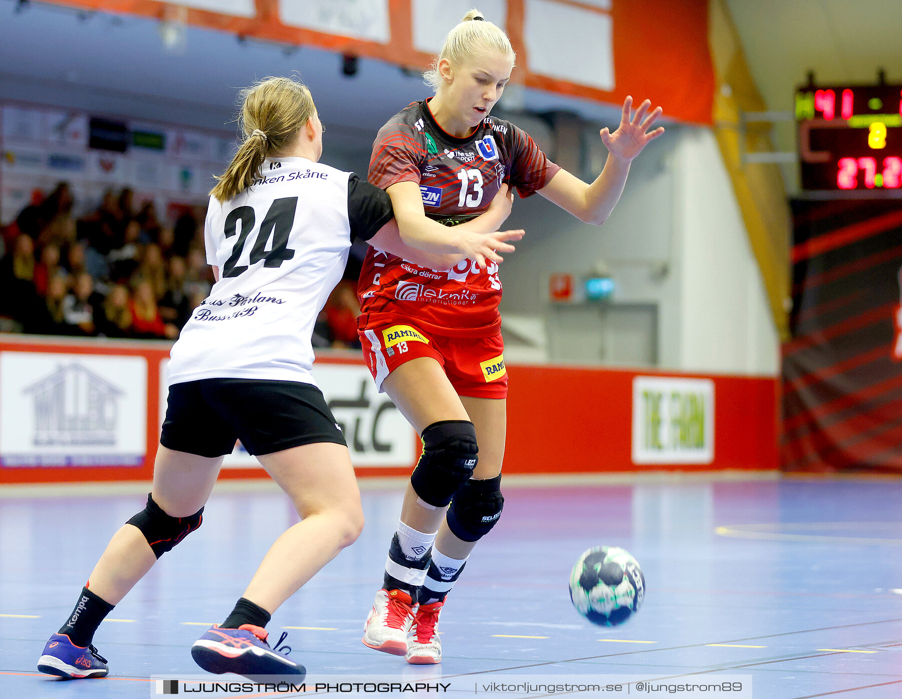 ATG Svenska Cupen Skövde HF-Lödde Vikings HK 1/8-final 1 44-24,dam,Skövde Idrottshall,Skövde,Sverige,Handboll,,2022,294258