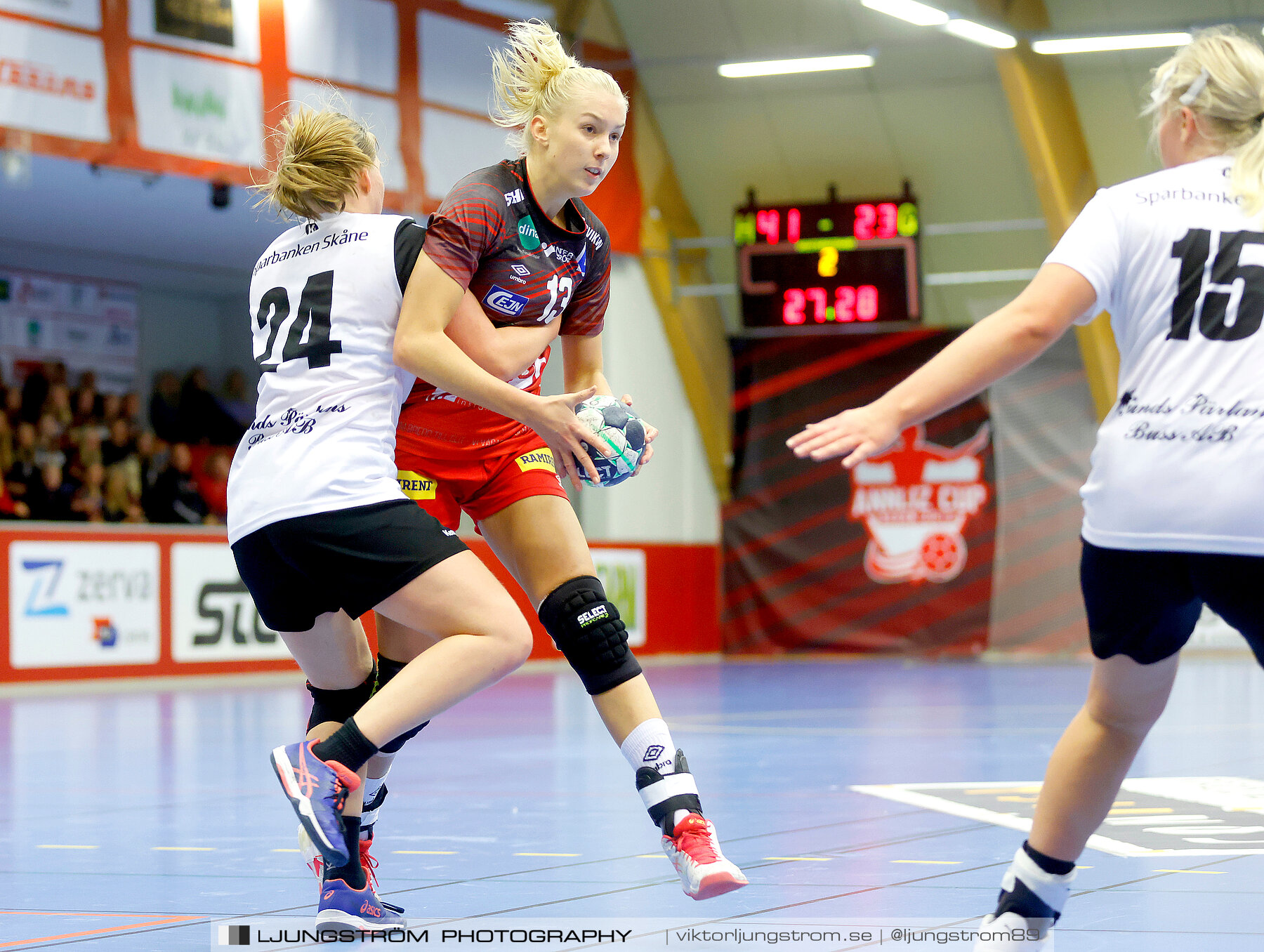 ATG Svenska Cupen Skövde HF-Lödde Vikings HK 1/8-final 1 44-24,dam,Skövde Idrottshall,Skövde,Sverige,Handboll,,2022,294259