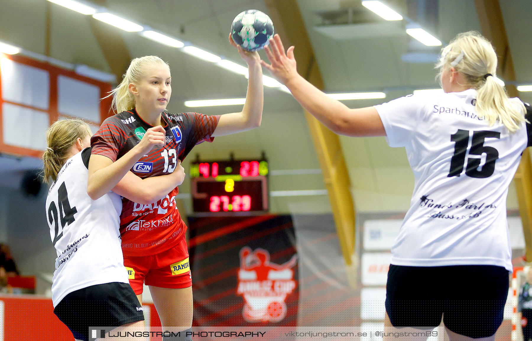 ATG Svenska Cupen Skövde HF-Lödde Vikings HK 1/8-final 1 44-24,dam,Skövde Idrottshall,Skövde,Sverige,Handboll,,2022,294260