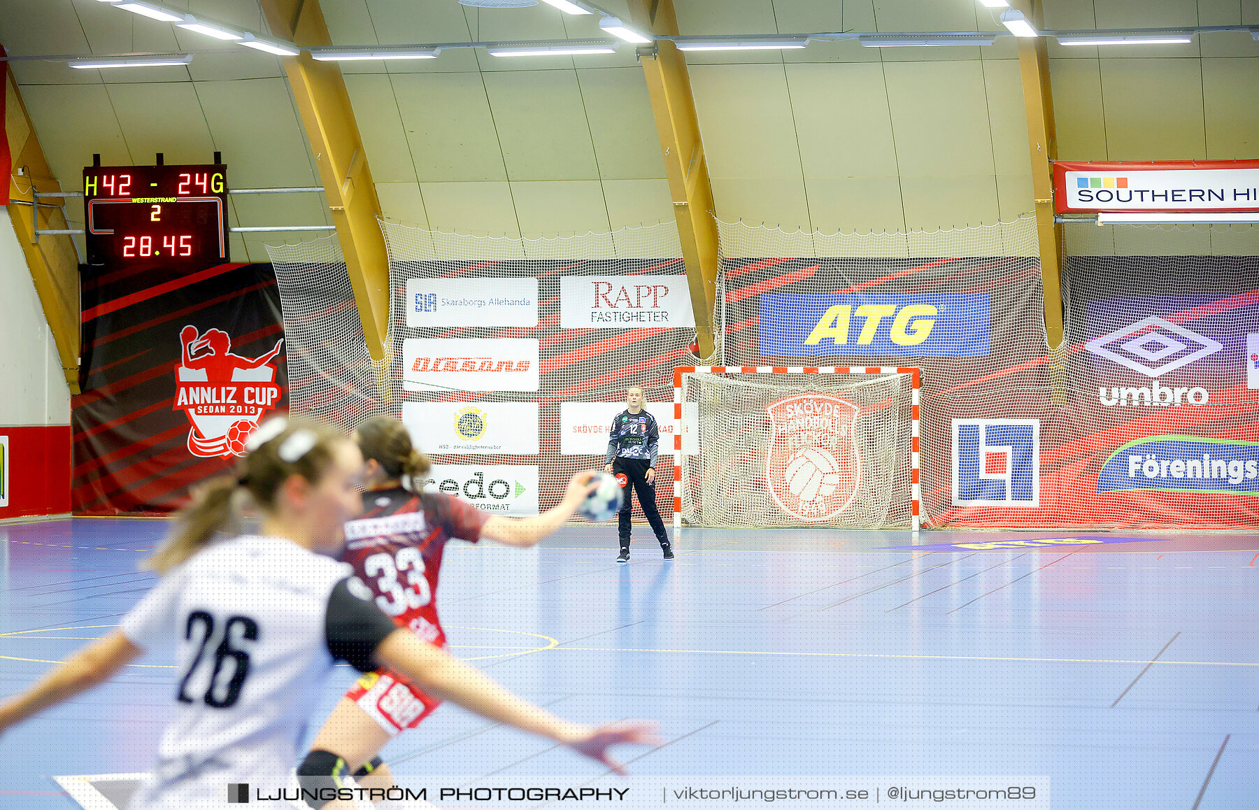 ATG Svenska Cupen Skövde HF-Lödde Vikings HK 1/8-final 1 44-24,dam,Skövde Idrottshall,Skövde,Sverige,Handboll,,2022,294264