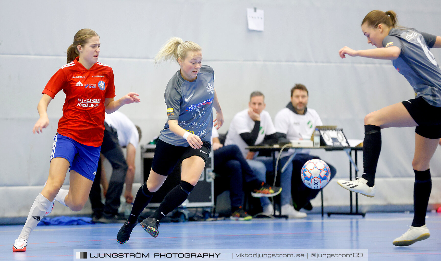 Skövde Futsalcup 2022 Damer Falköping Futsal Club-IFK Wreta Kloster 2 4-0,dam,Arena Skövde,Skövde,Sverige,Futsal,,2022,297538