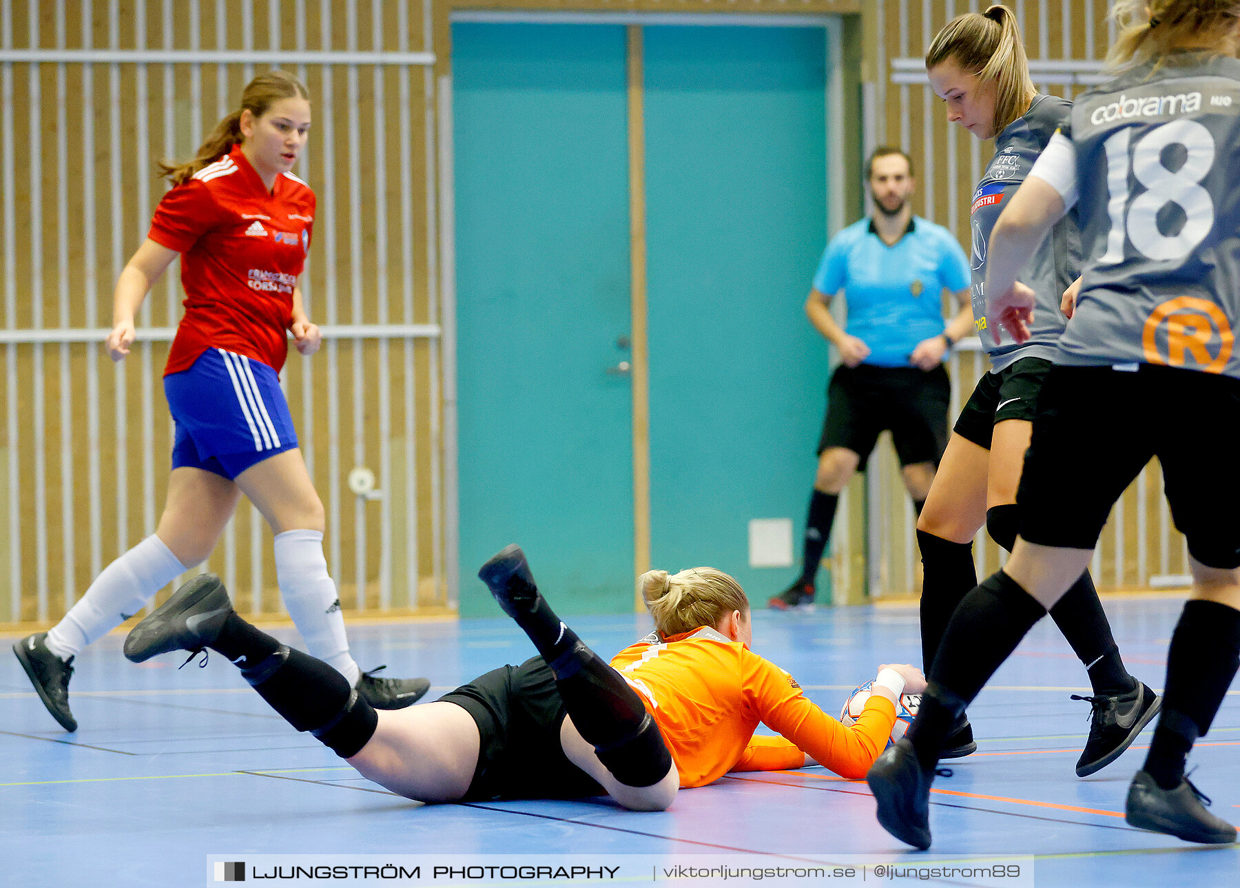 Skövde Futsalcup 2022 Damer Falköping Futsal Club-IFK Wreta Kloster 2 4-0,dam,Arena Skövde,Skövde,Sverige,Futsal,,2022,297585