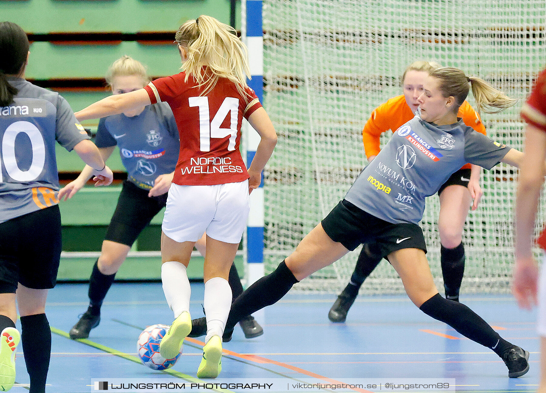 Skövde Futsalcup 2022 Damer A-FINAL Falköping Futsal Club-Qviding FIF 1-2,dam,Arena Skövde,Skövde,Sverige,Futsal,,2022,297729