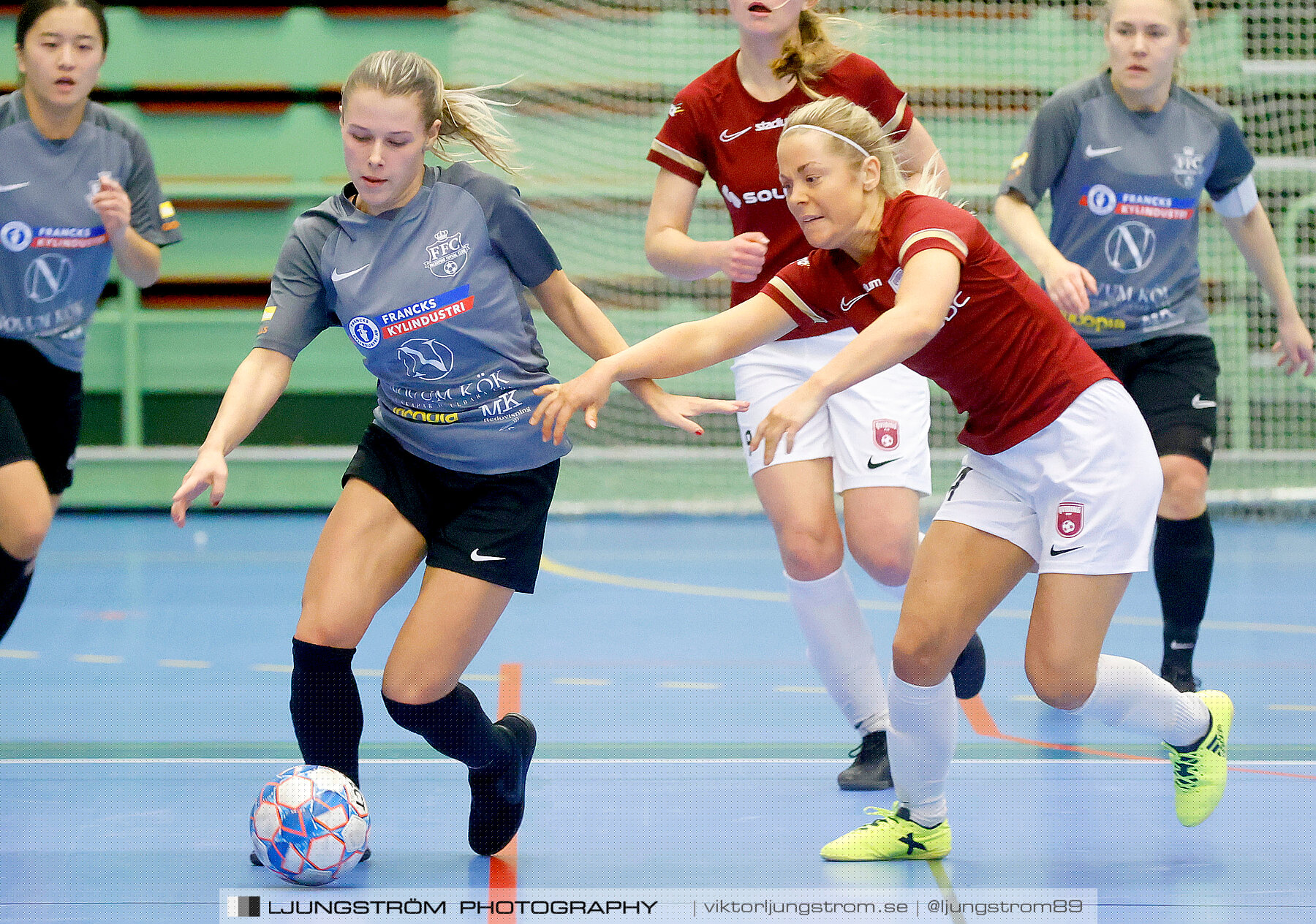 Skövde Futsalcup 2022 Damer A-FINAL Falköping Futsal Club-Qviding FIF 1-2,dam,Arena Skövde,Skövde,Sverige,Futsal,,2022,297731