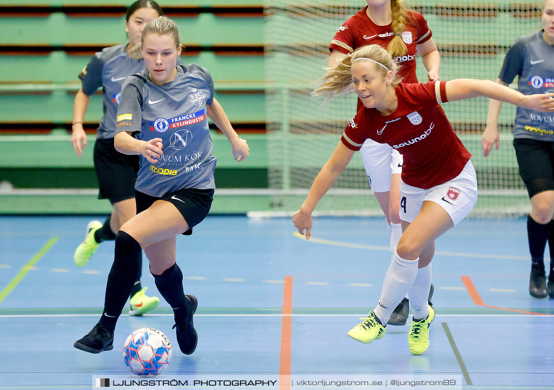 Skövde Futsalcup 2022 Damer A-FINAL Falköping Futsal Club-Qviding FIF 1-2,dam,Arena Skövde,Skövde,Sverige,Futsal,,2022,297732