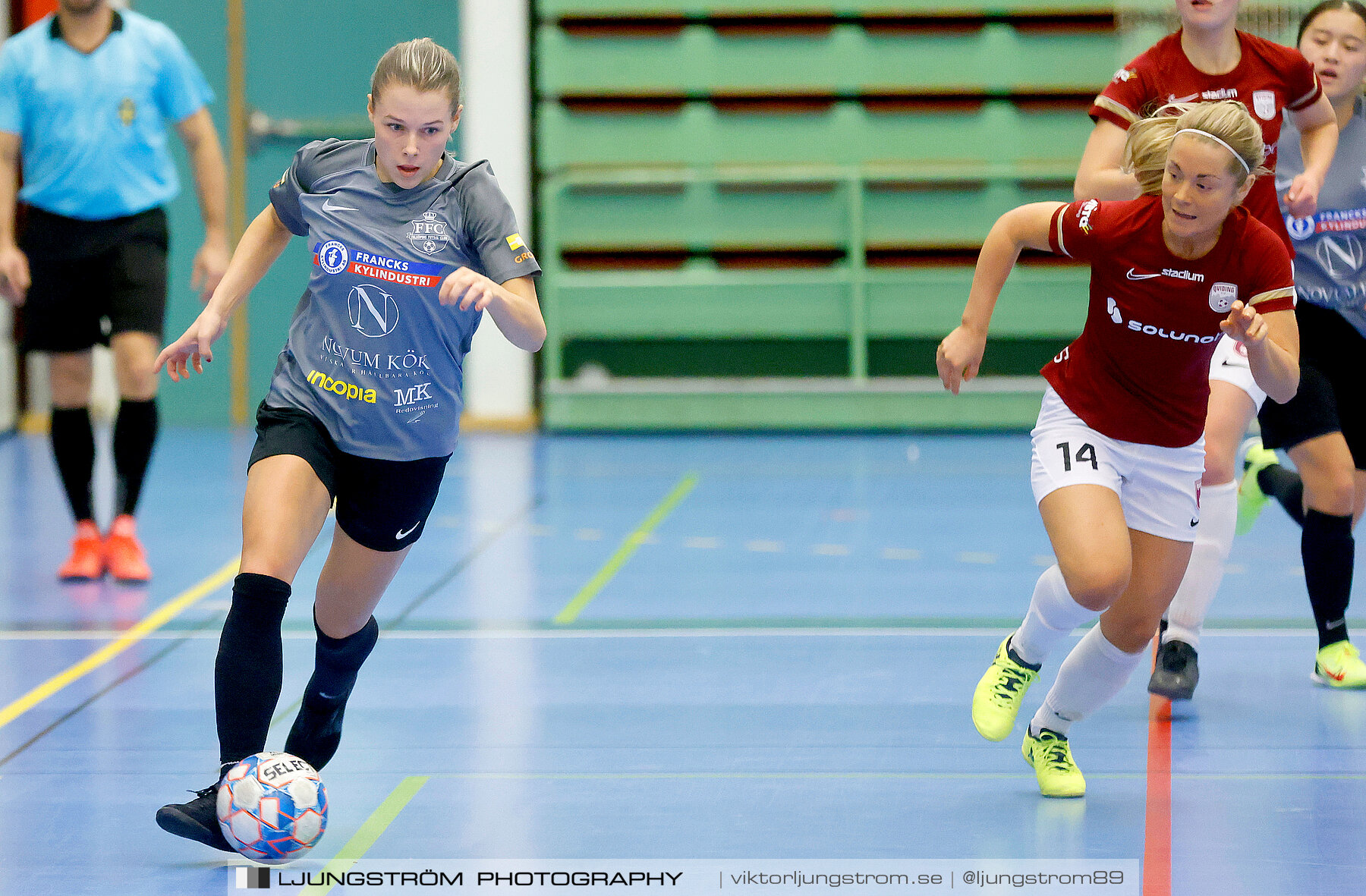 Skövde Futsalcup 2022 Damer A-FINAL Falköping Futsal Club-Qviding FIF 1-2,dam,Arena Skövde,Skövde,Sverige,Futsal,,2022,297733