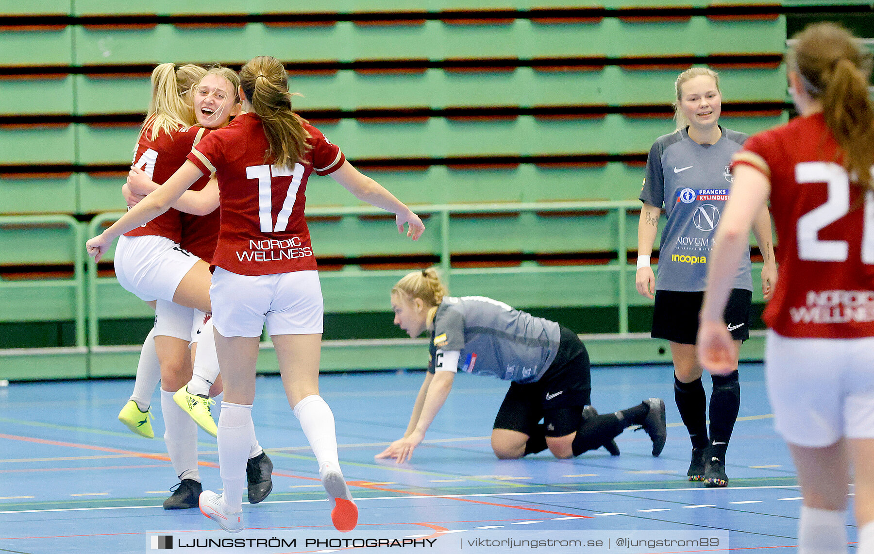 Skövde Futsalcup 2022 Damer A-FINAL Falköping Futsal Club-Qviding FIF 1-2,dam,Arena Skövde,Skövde,Sverige,Futsal,,2022,297741