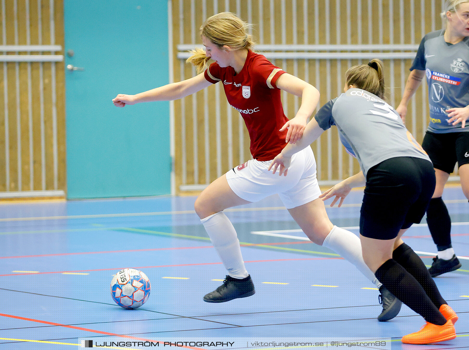 Skövde Futsalcup 2022 Damer A-FINAL Falköping Futsal Club-Qviding FIF 1-2,dam,Arena Skövde,Skövde,Sverige,Futsal,,2022,297923