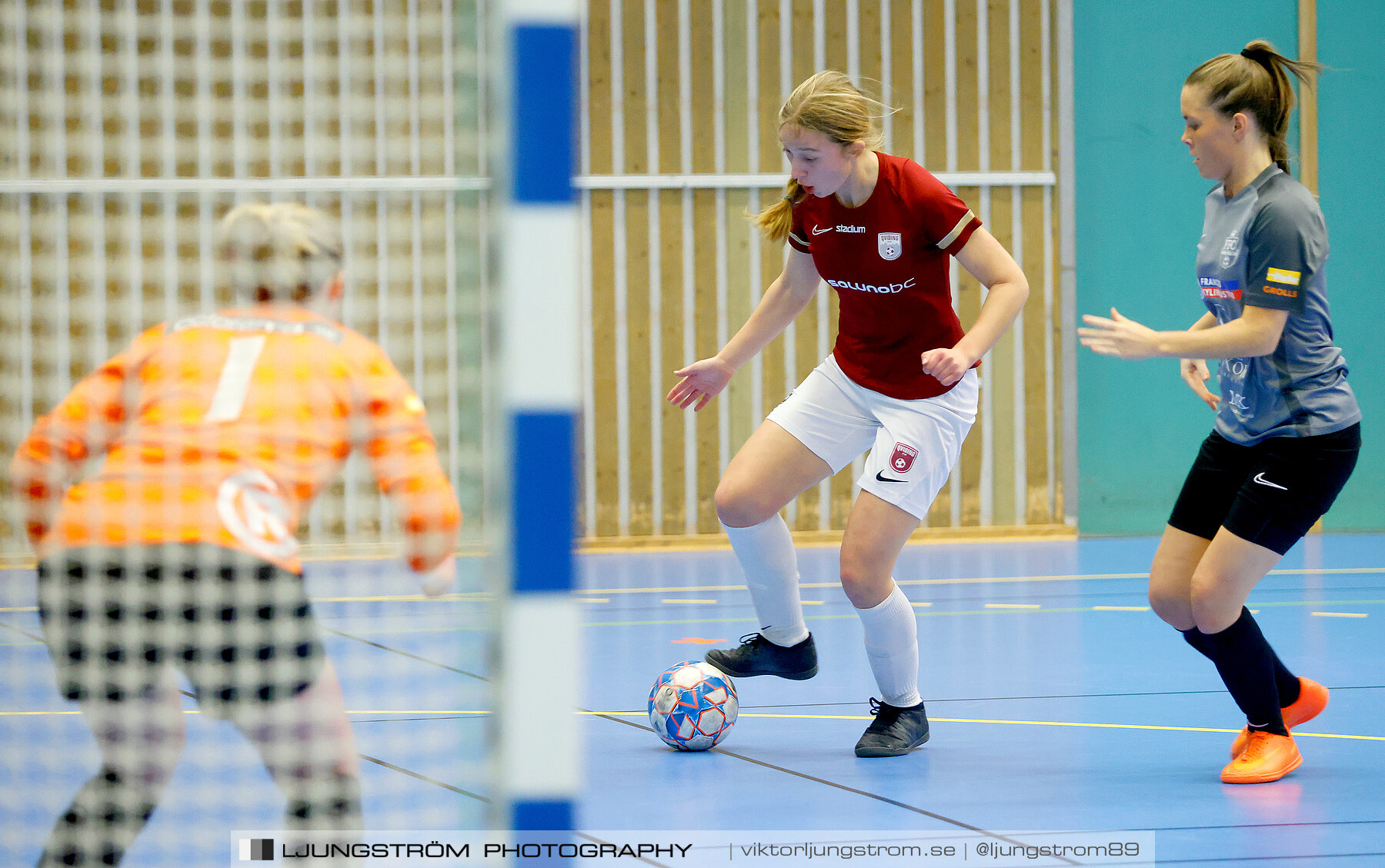 Skövde Futsalcup 2022 Damer A-FINAL Falköping Futsal Club-Qviding FIF 1-2,dam,Arena Skövde,Skövde,Sverige,Futsal,,2022,297925