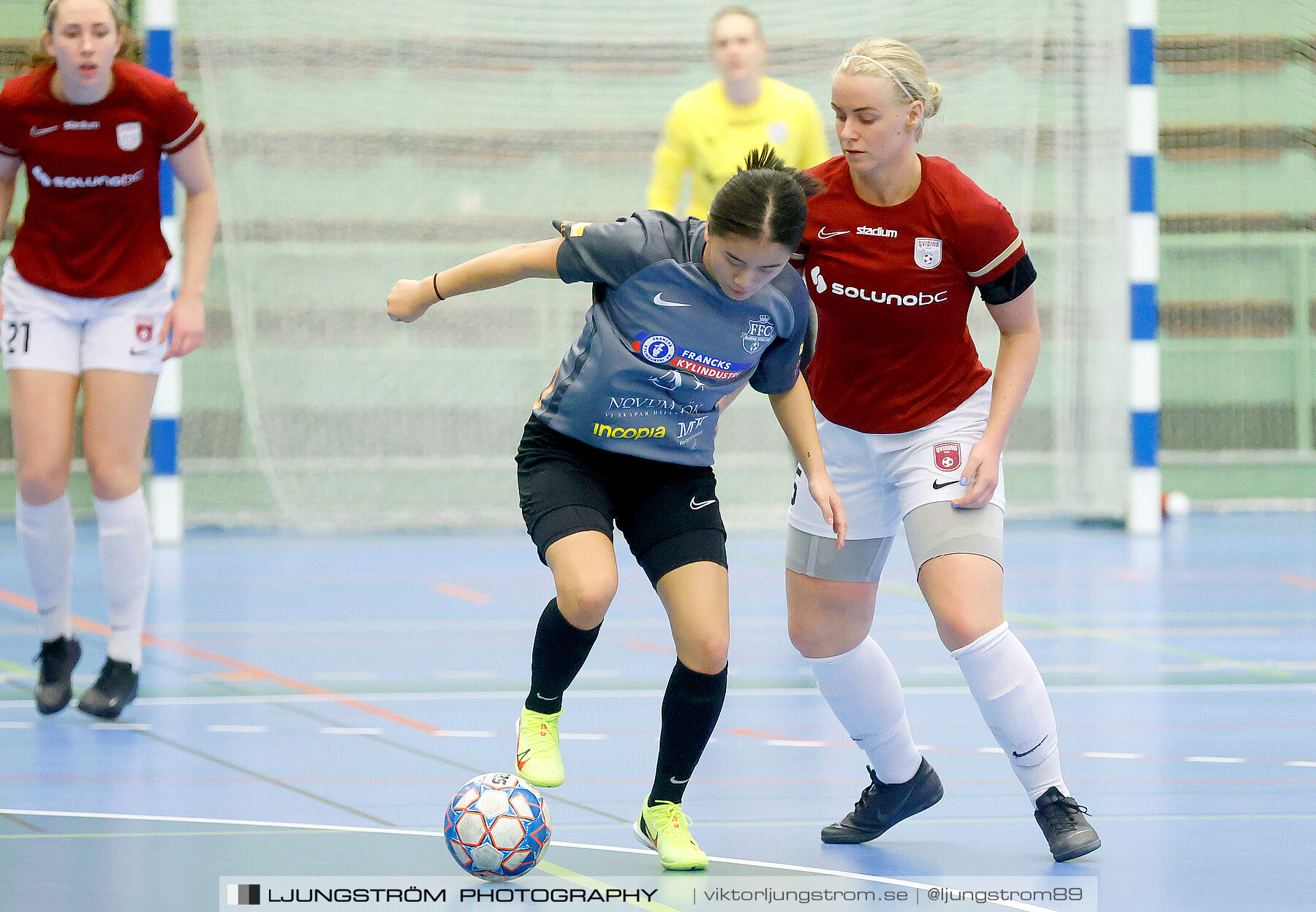 Skövde Futsalcup 2022 Damer A-FINAL Falköping Futsal Club-Qviding FIF 1-2,dam,Arena Skövde,Skövde,Sverige,Futsal,,2022,297936