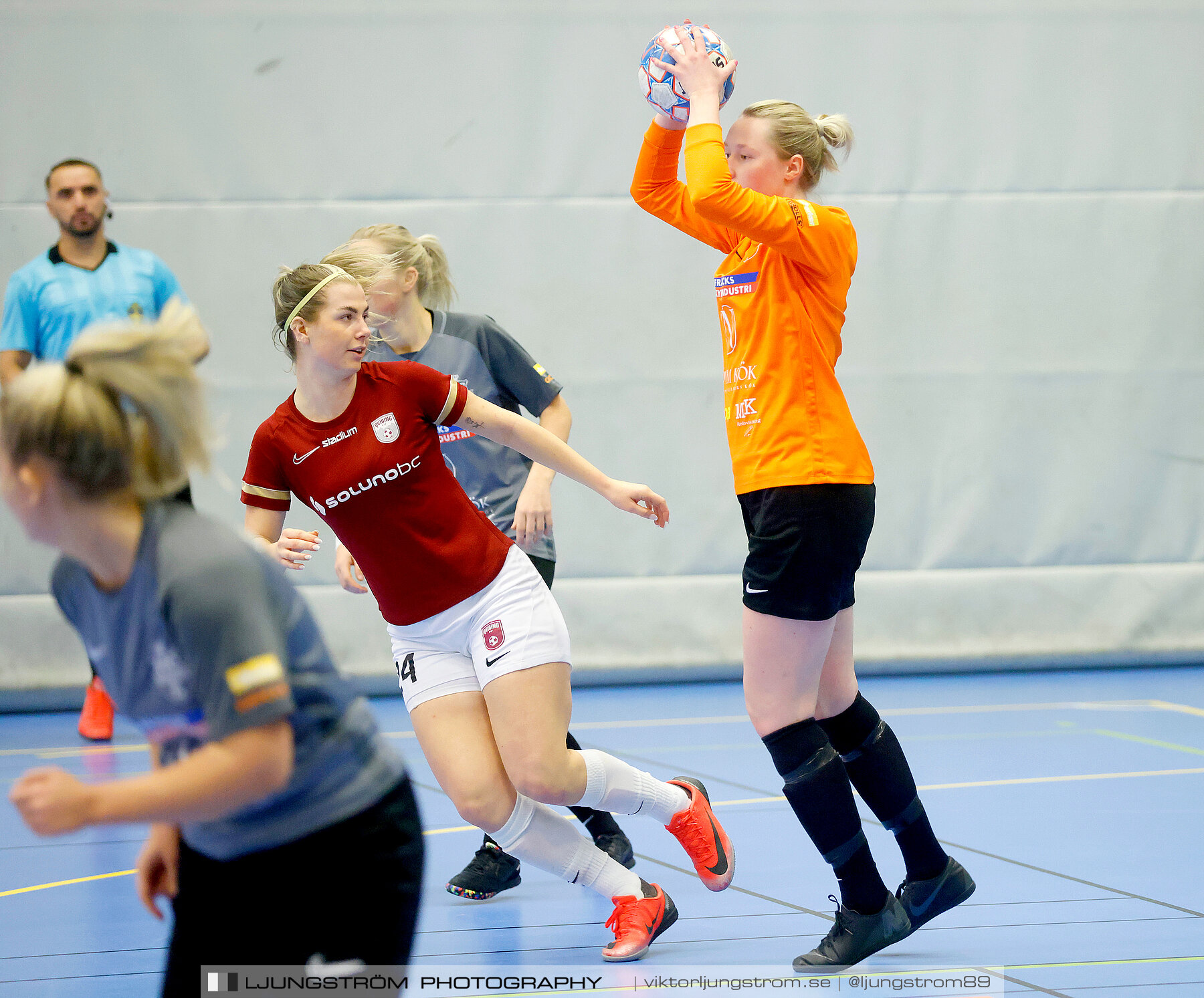 Skövde Futsalcup 2022 Damer A-FINAL Falköping Futsal Club-Qviding FIF 1-2,dam,Arena Skövde,Skövde,Sverige,Futsal,,2022,297949