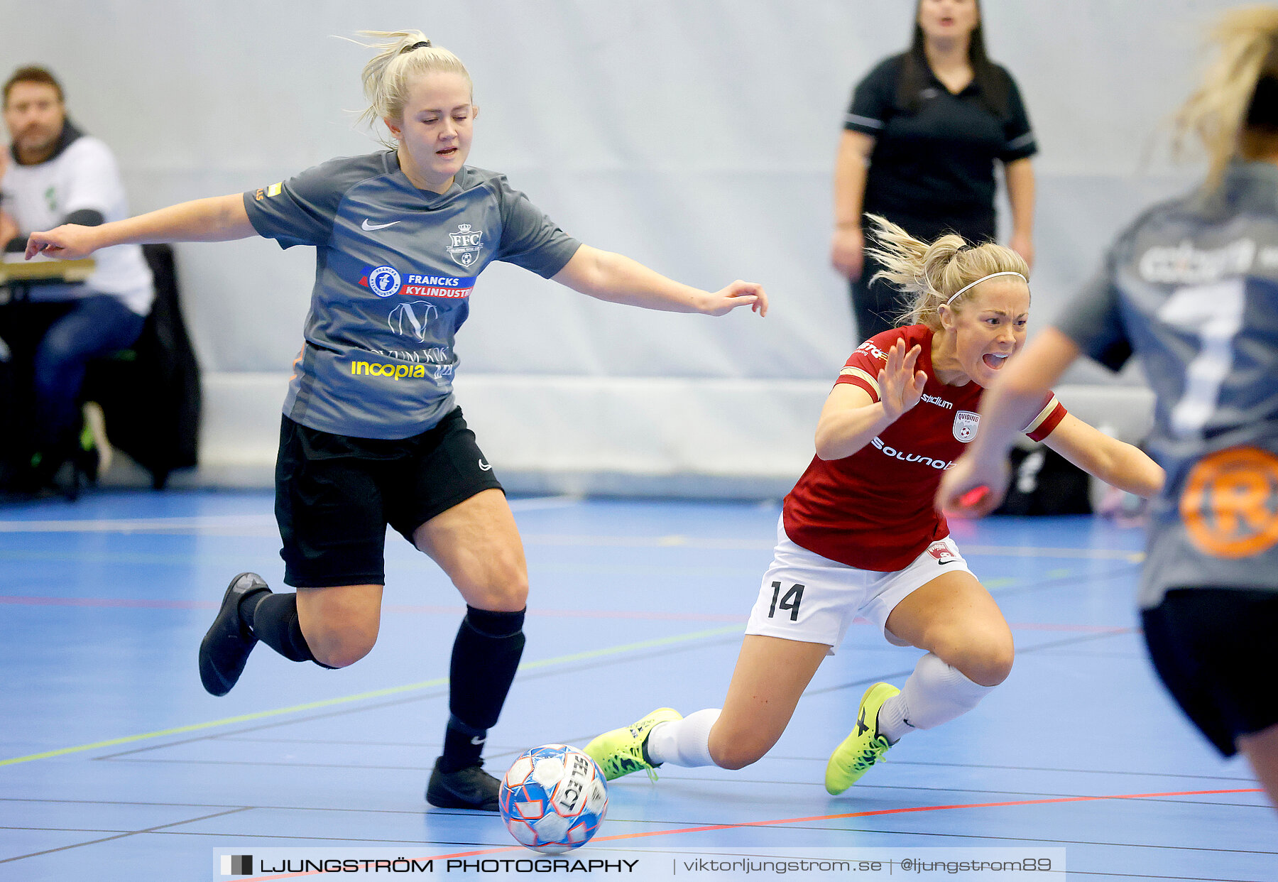 Skövde Futsalcup 2022 Damer A-FINAL Falköping Futsal Club-Qviding FIF 1-2,dam,Arena Skövde,Skövde,Sverige,Futsal,,2022,297958