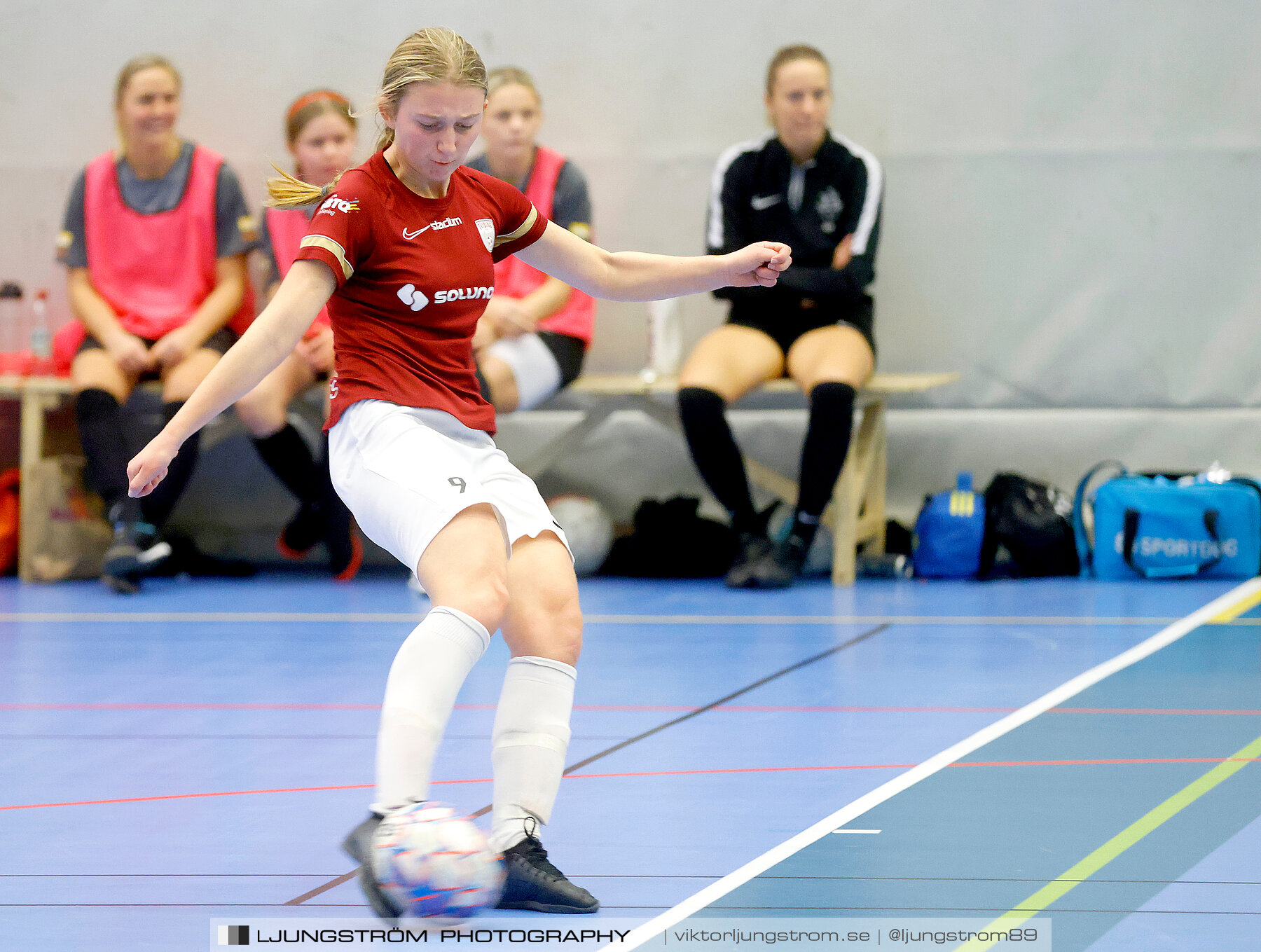 Skövde Futsalcup 2022 Damer A-FINAL Falköping Futsal Club-Qviding FIF 1-2,dam,Arena Skövde,Skövde,Sverige,Futsal,,2022,297961