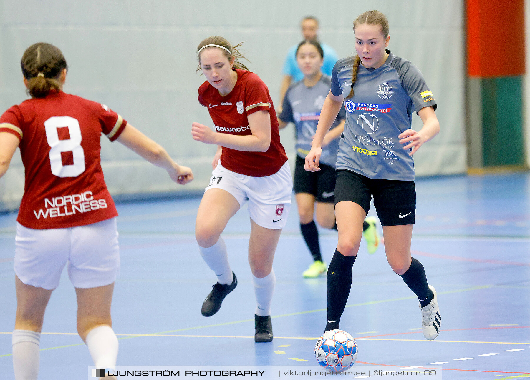 Skövde Futsalcup 2022 Damer A-FINAL Falköping Futsal Club-Qviding FIF 1-2,dam,Arena Skövde,Skövde,Sverige,Futsal,,2022,297971