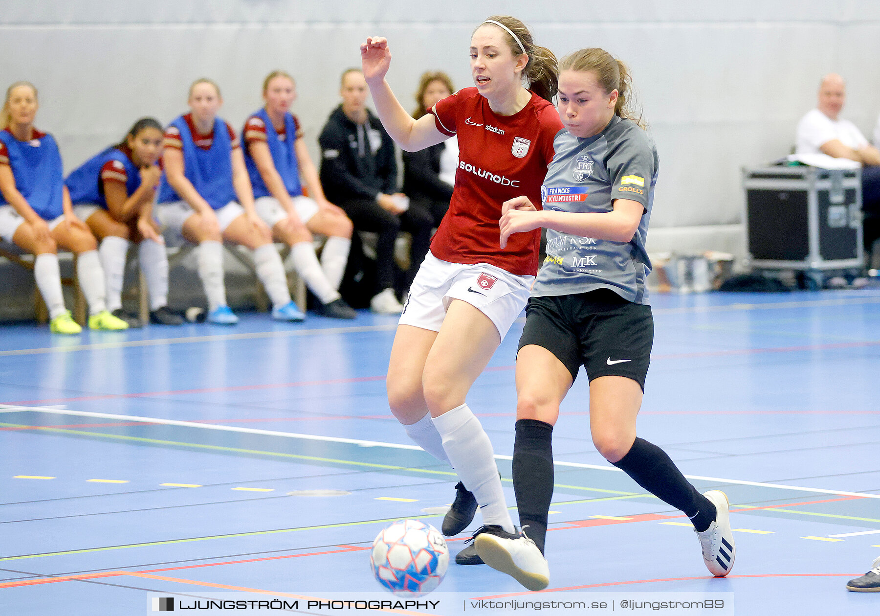 Skövde Futsalcup 2022 Damer A-FINAL Falköping Futsal Club-Qviding FIF 1-2,dam,Arena Skövde,Skövde,Sverige,Futsal,,2022,297972