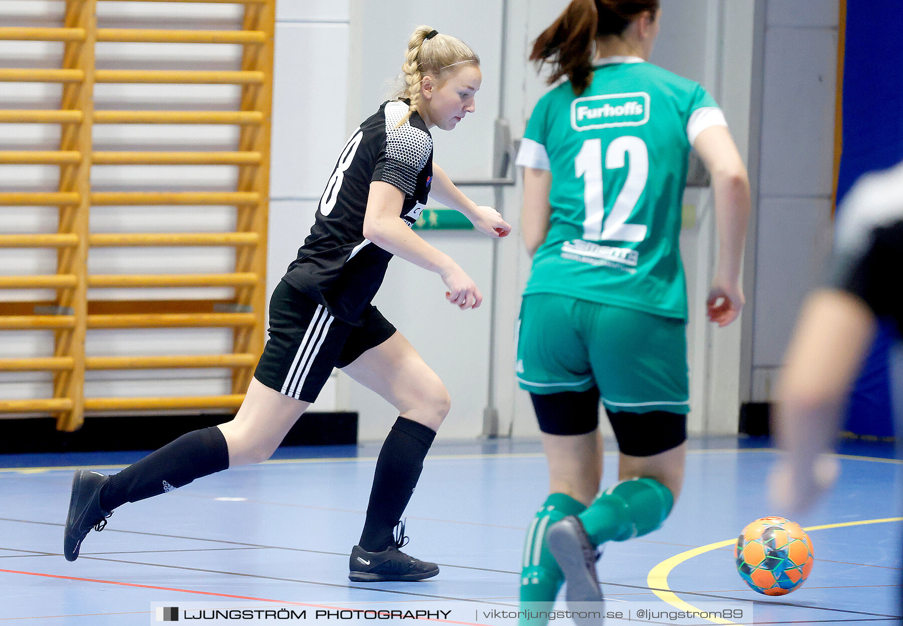 Dina-cupen 2023 1/4-final Skövde KIK-Våmbs IF 3-4,dam,Idrottshallen,Töreboda,Sverige,Futsal,,2023,300661