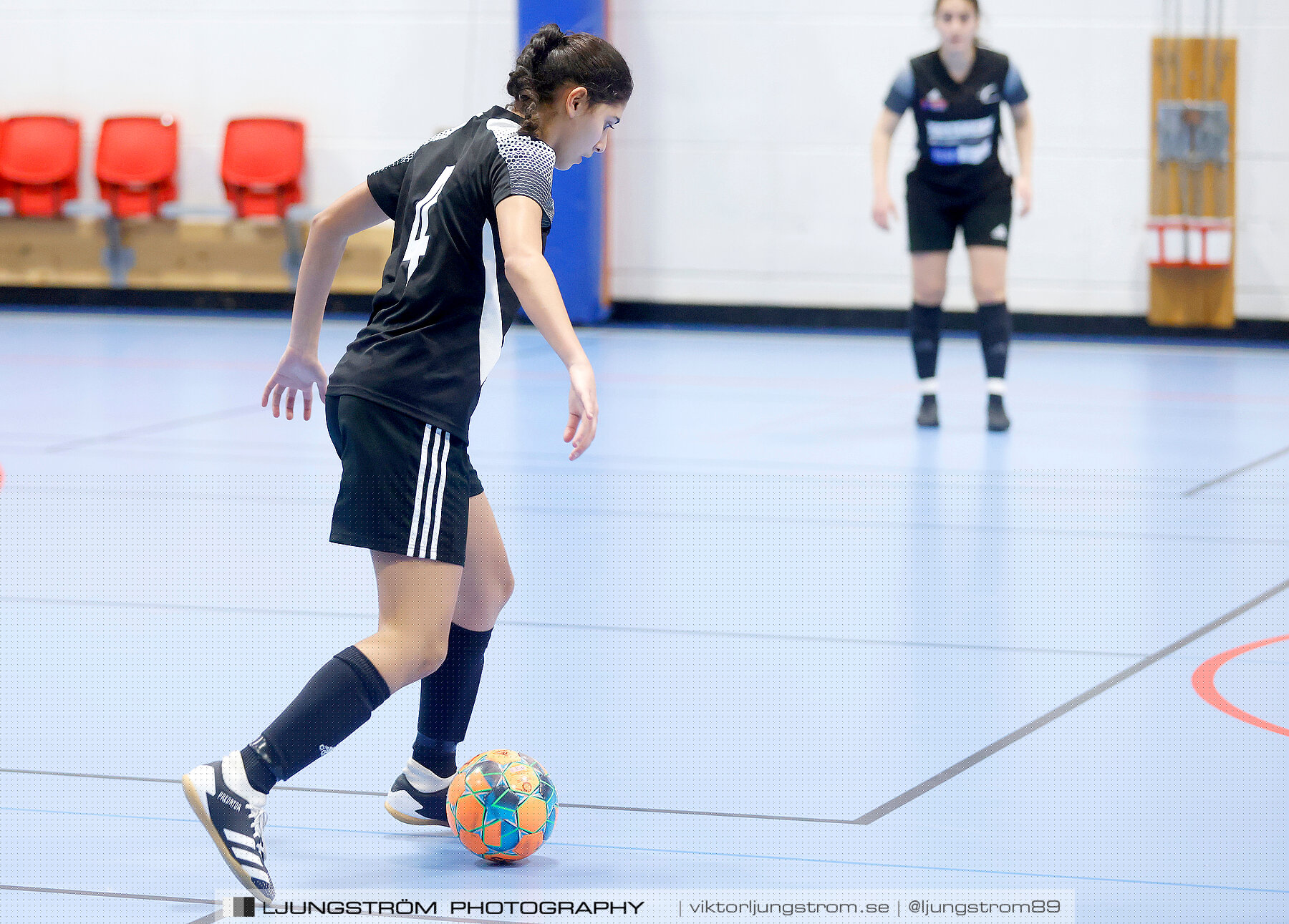 Dina-cupen 2023 1/4-final Skövde KIK-Våmbs IF 3-4,dam,Idrottshallen,Töreboda,Sverige,Futsal,,2023,300667