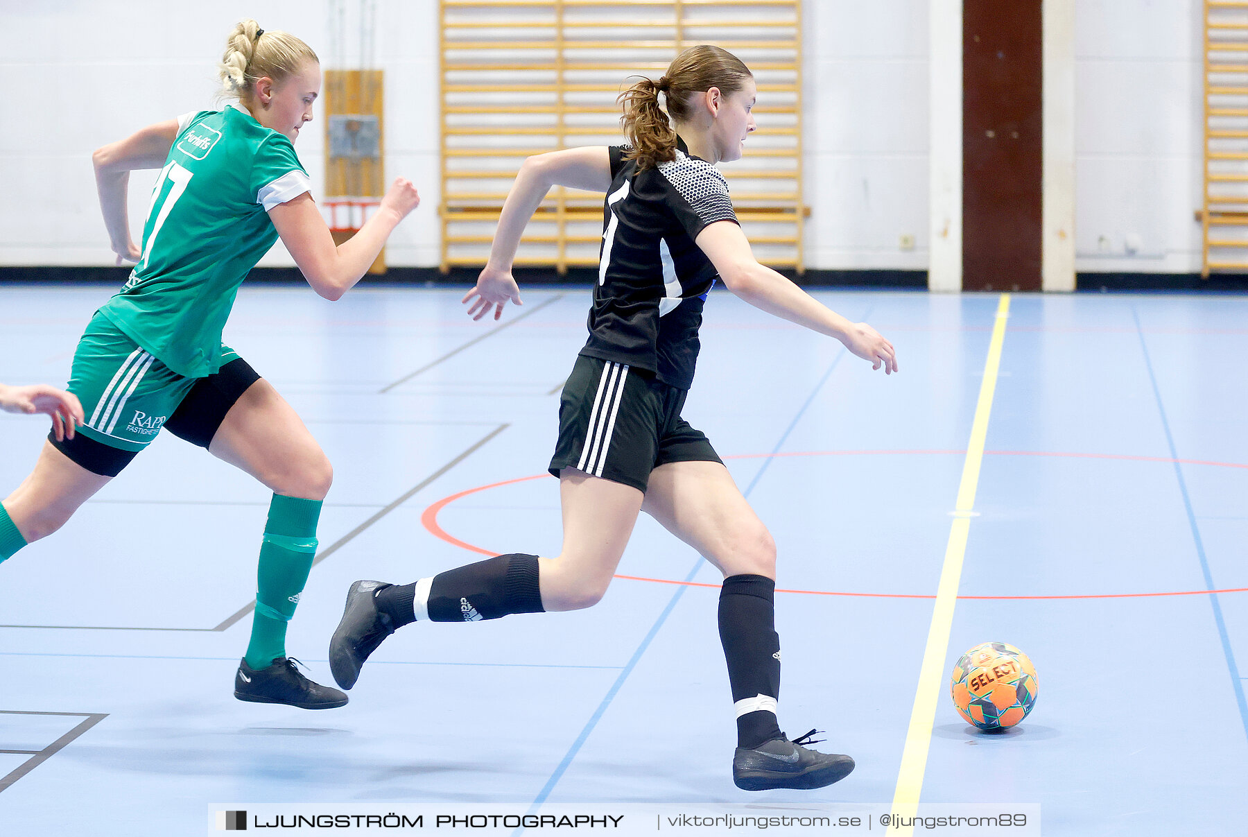 Dina-cupen 2023 1/4-final Skövde KIK-Våmbs IF 3-4,dam,Idrottshallen,Töreboda,Sverige,Futsal,,2023,300668