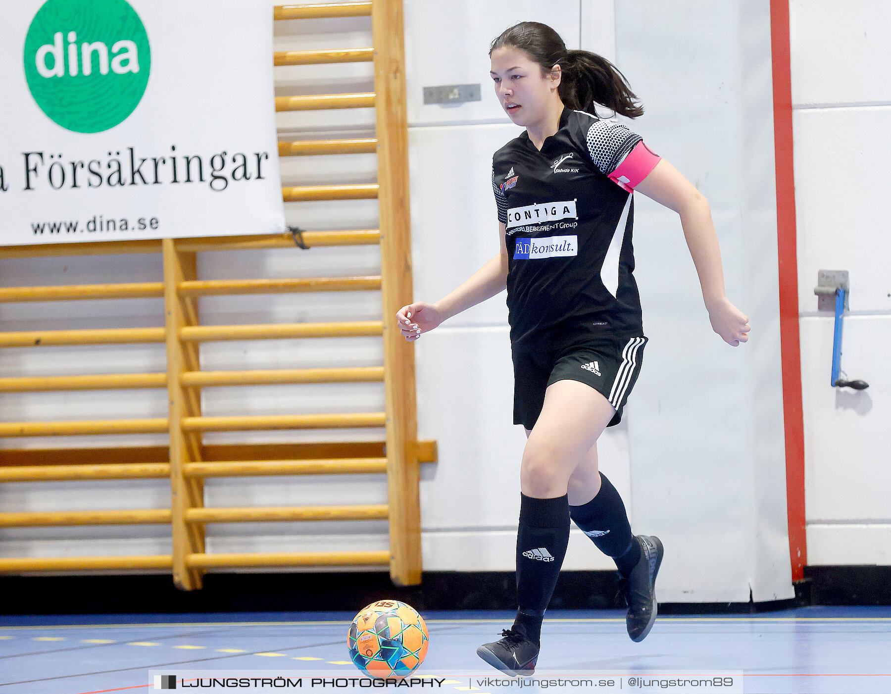 Dina-cupen 2023 1/4-final Skövde KIK-Våmbs IF 3-4,dam,Idrottshallen,Töreboda,Sverige,Futsal,,2023,300670