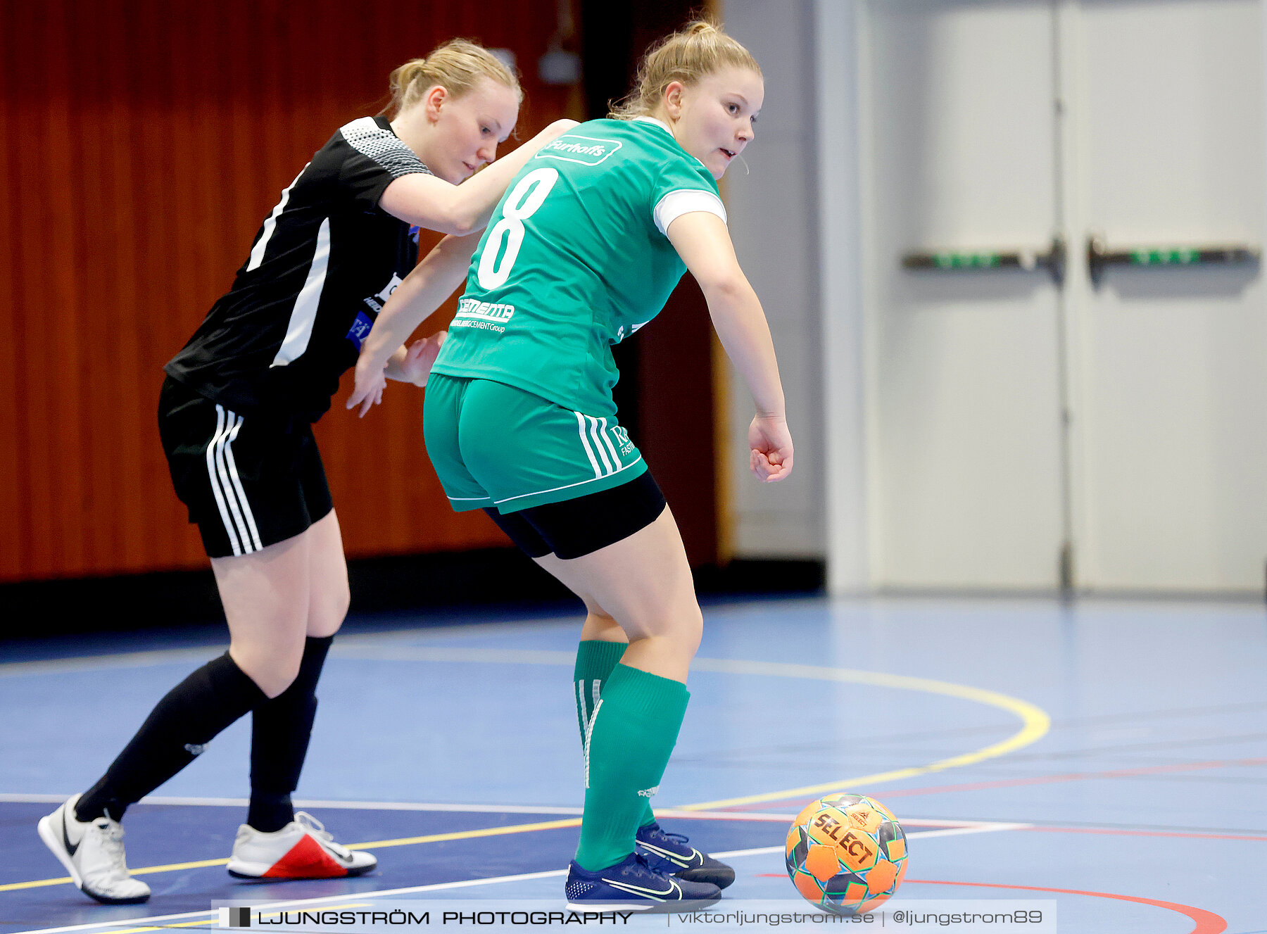 Dina-cupen 2023 1/4-final Skövde KIK-Våmbs IF 3-4,dam,Idrottshallen,Töreboda,Sverige,Futsal,,2023,300674