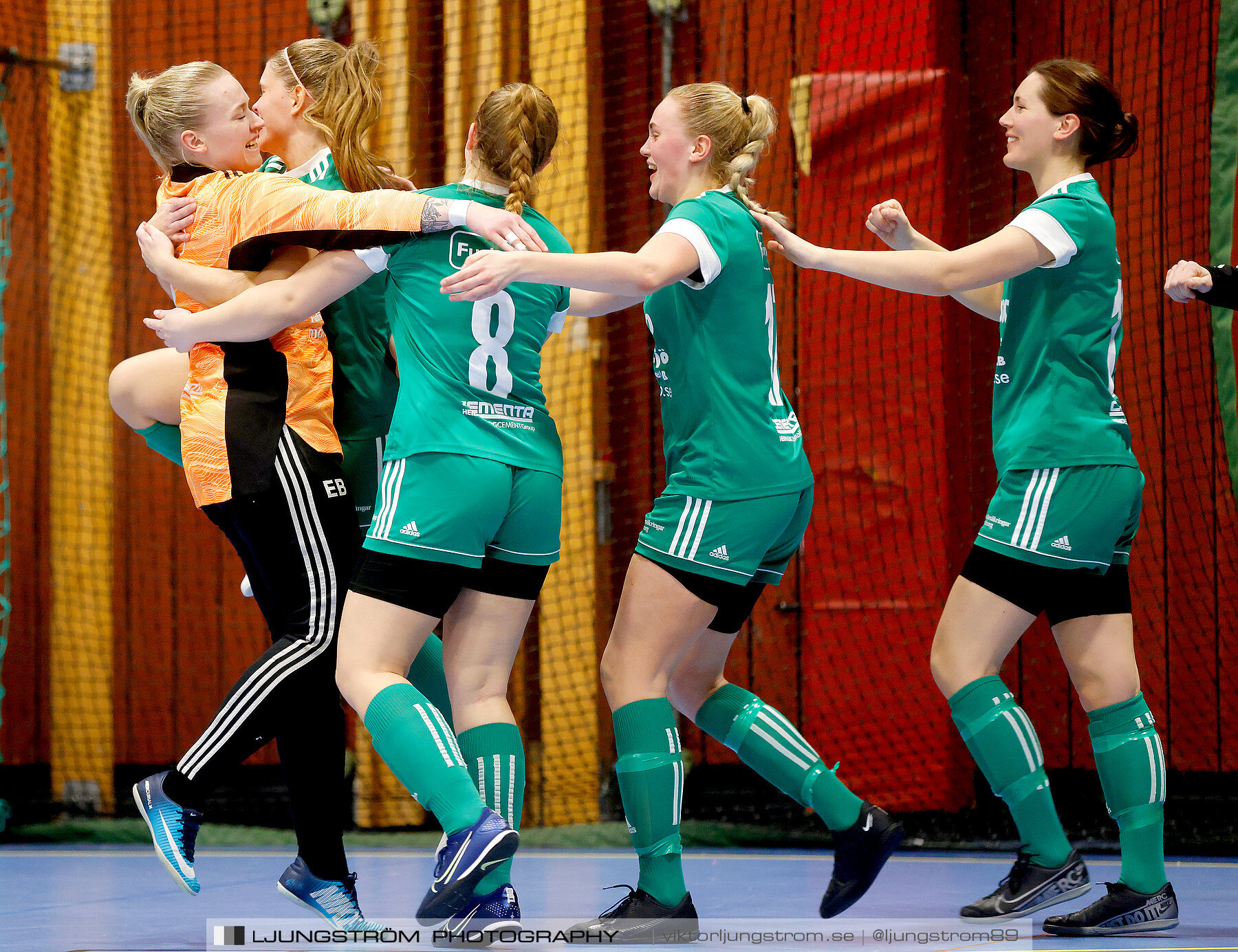 Dina-cupen 2023 1/4-final Skövde KIK-Våmbs IF 3-4,dam,Idrottshallen,Töreboda,Sverige,Futsal,,2023,300733