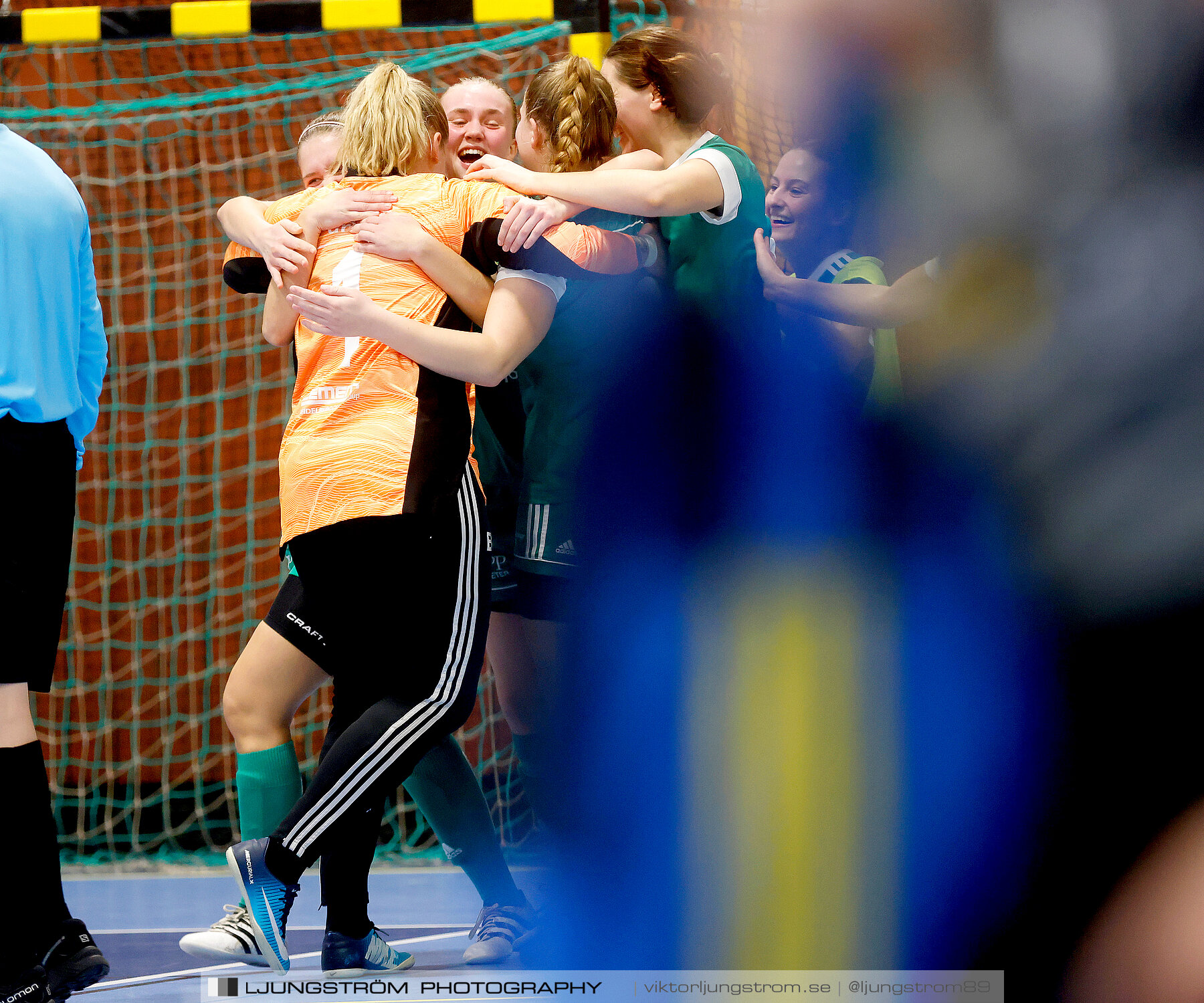 Dina-cupen 2023 1/4-final Skövde KIK-Våmbs IF 3-4,dam,Idrottshallen,Töreboda,Sverige,Futsal,,2023,300738