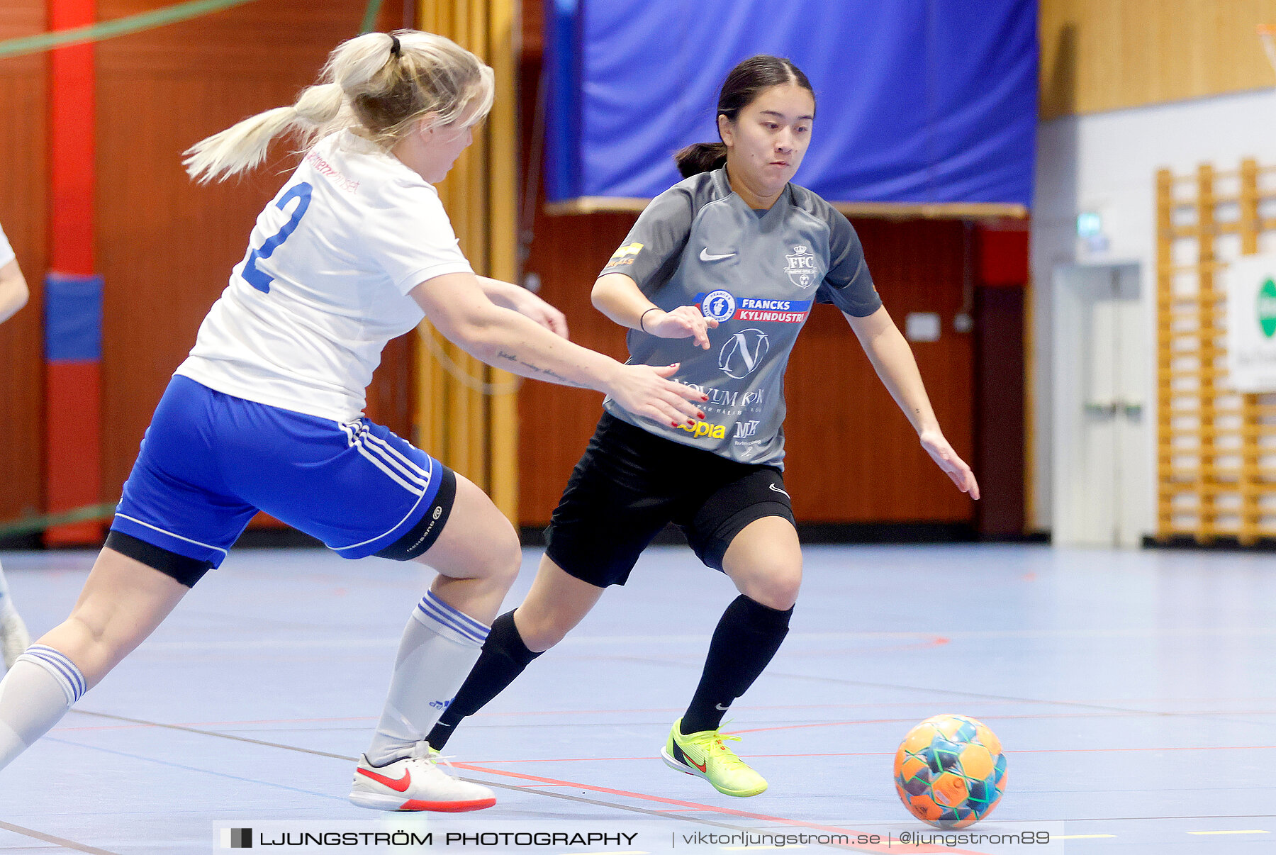 Dina-cupen 2023 1/4-final Falköpings FC-IFK Hjo 3-0,dam,Idrottshallen,Töreboda,Sverige,Futsal,,2023,300744