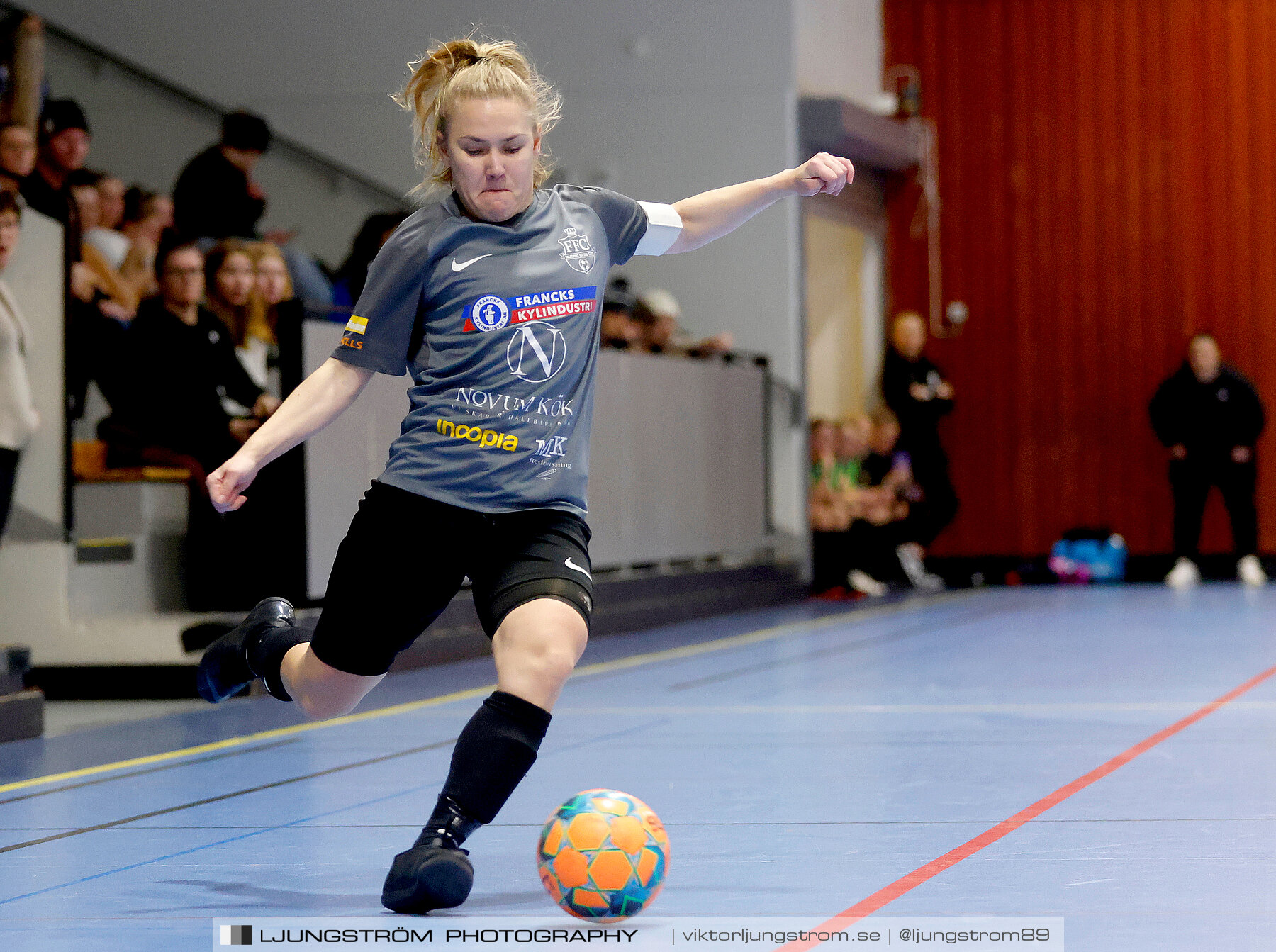 Dina-cupen 2023 1/4-final Falköpings FC-IFK Hjo 3-0,dam,Idrottshallen,Töreboda,Sverige,Futsal,,2023,300753