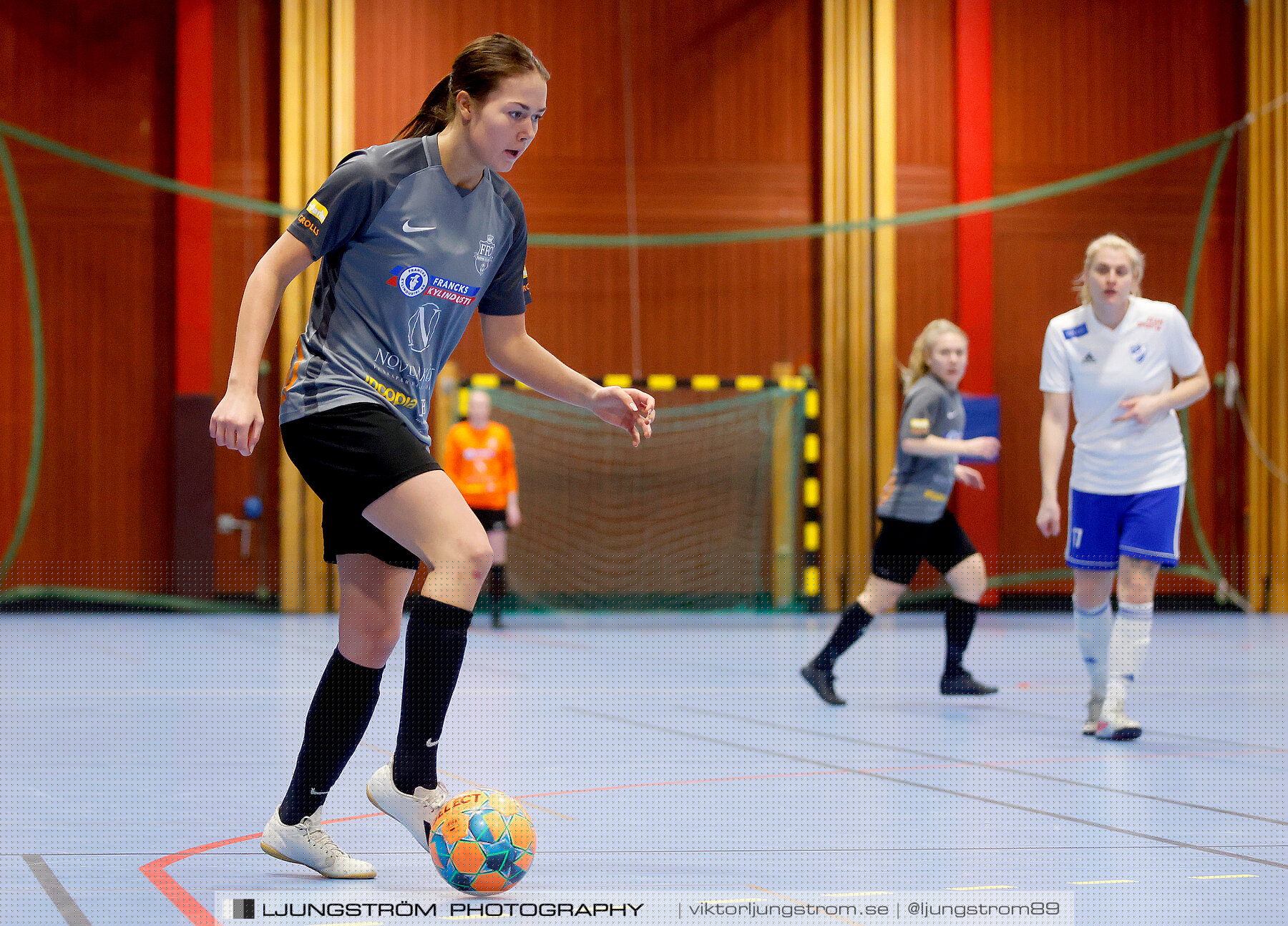 Dina-cupen 2023 1/4-final Falköpings FC-IFK Hjo 3-0,dam,Idrottshallen,Töreboda,Sverige,Futsal,,2023,300756
