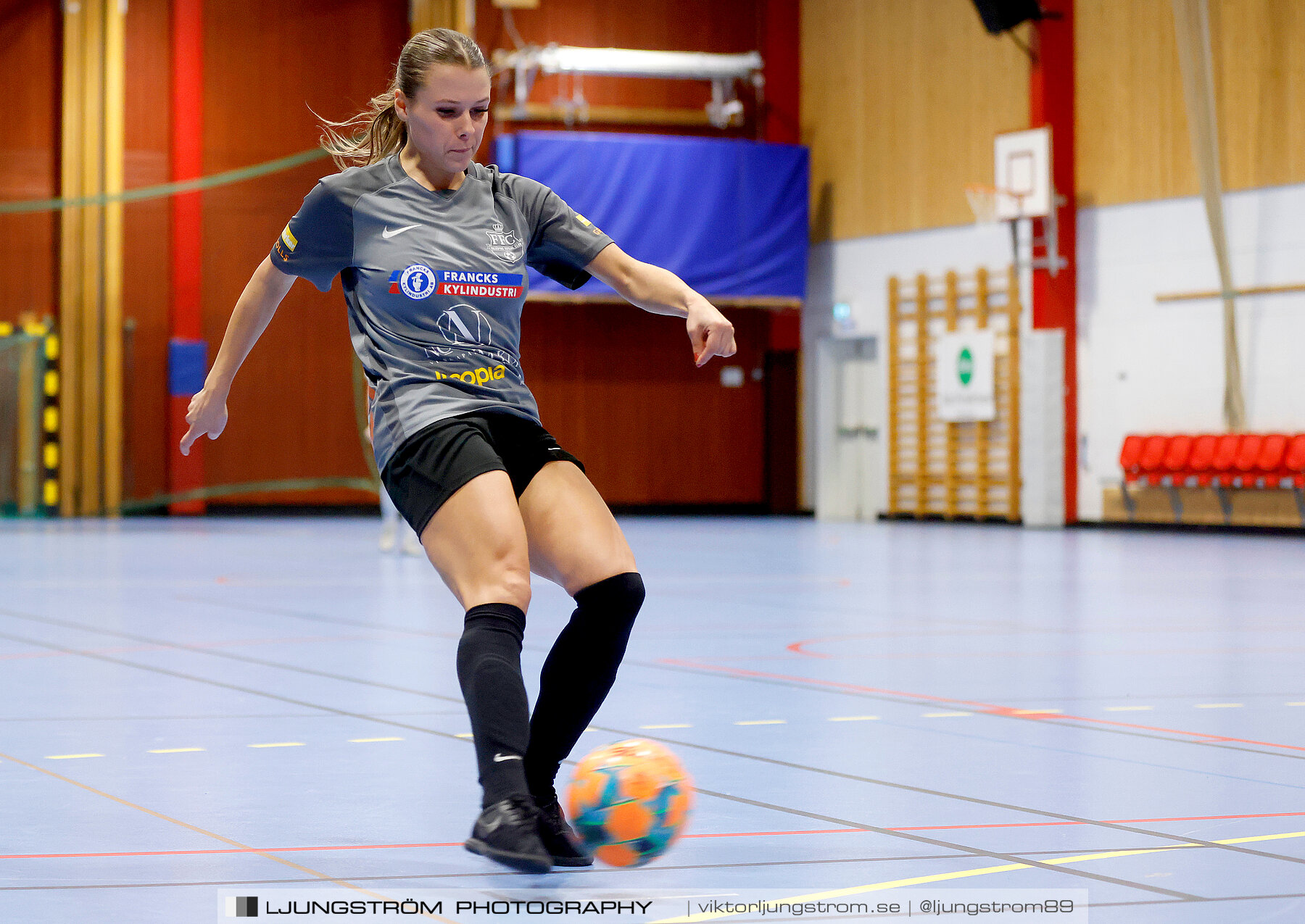 Dina-cupen 2023 1/4-final Falköpings FC-IFK Hjo 3-0,dam,Idrottshallen,Töreboda,Sverige,Futsal,,2023,300760