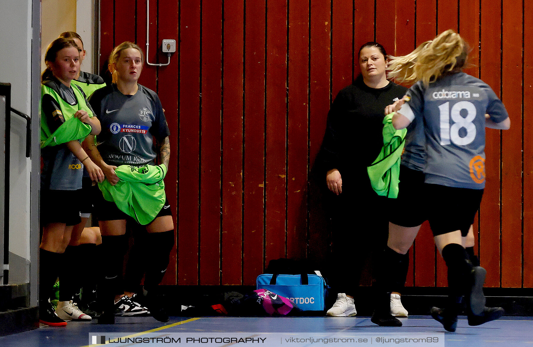 Dina-cupen 2023 1/4-final Falköpings FC-IFK Hjo 3-0,dam,Idrottshallen,Töreboda,Sverige,Futsal,,2023,300761