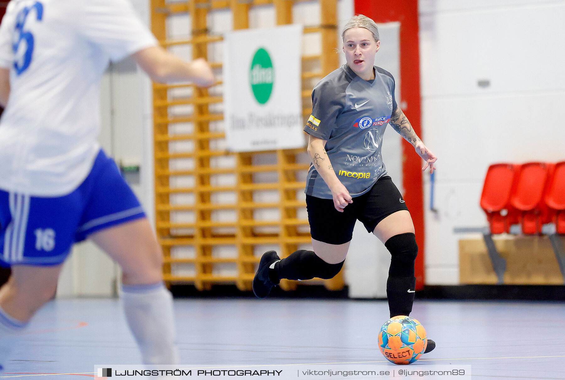 Dina-cupen 2023 1/4-final Falköpings FC-IFK Hjo 3-0,dam,Idrottshallen,Töreboda,Sverige,Futsal,,2023,300769