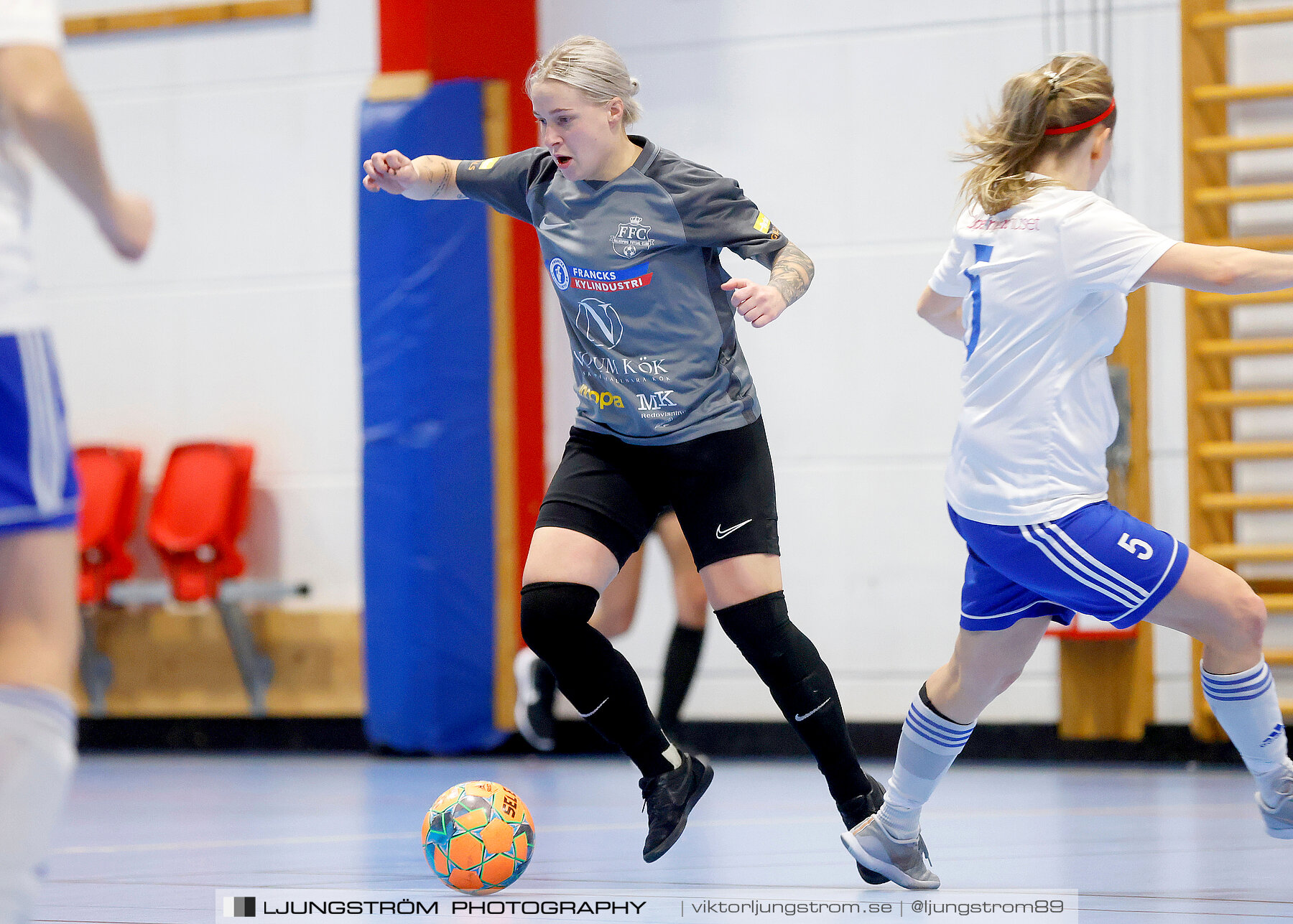 Dina-cupen 2023 1/4-final Falköpings FC-IFK Hjo 3-0,dam,Idrottshallen,Töreboda,Sverige,Futsal,,2023,300770